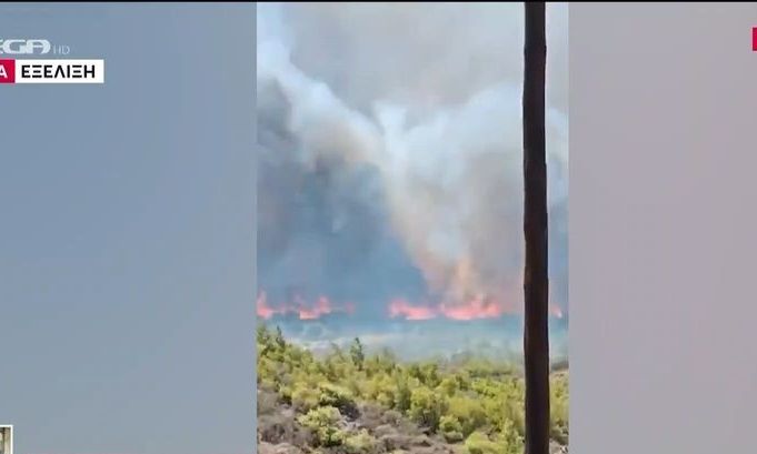 Κερατέα: Σε εξέλιξη μεγάλη φωτιά – Ήχησε το 112 για εκκένωση δύο οικισμών - Καίγονται σπίτια
