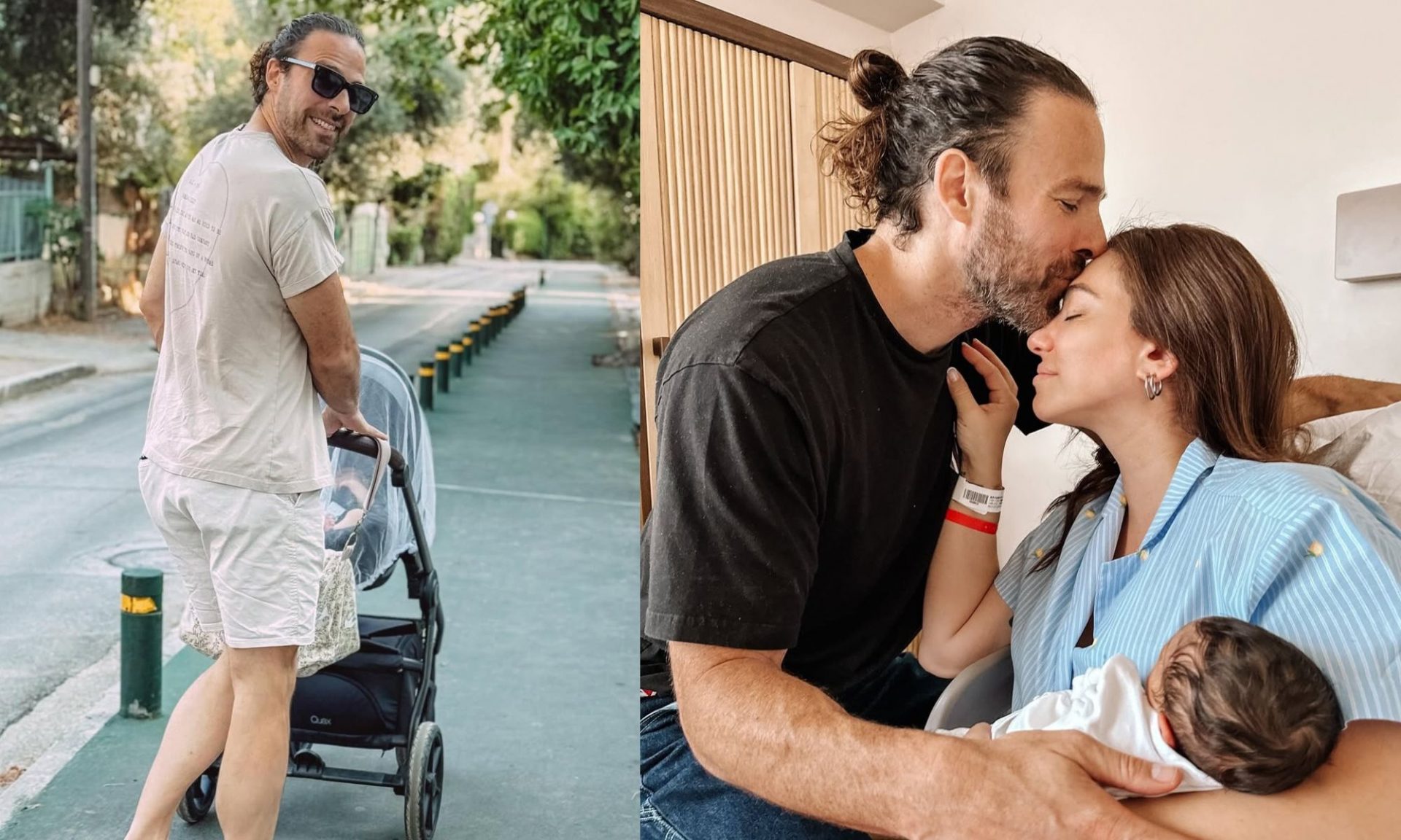 Γρηγόρης Μόργκαν: Από το surfing στις βόλτες με καρότσι – Ο πρώτος μήνας ως μπαμπάς!