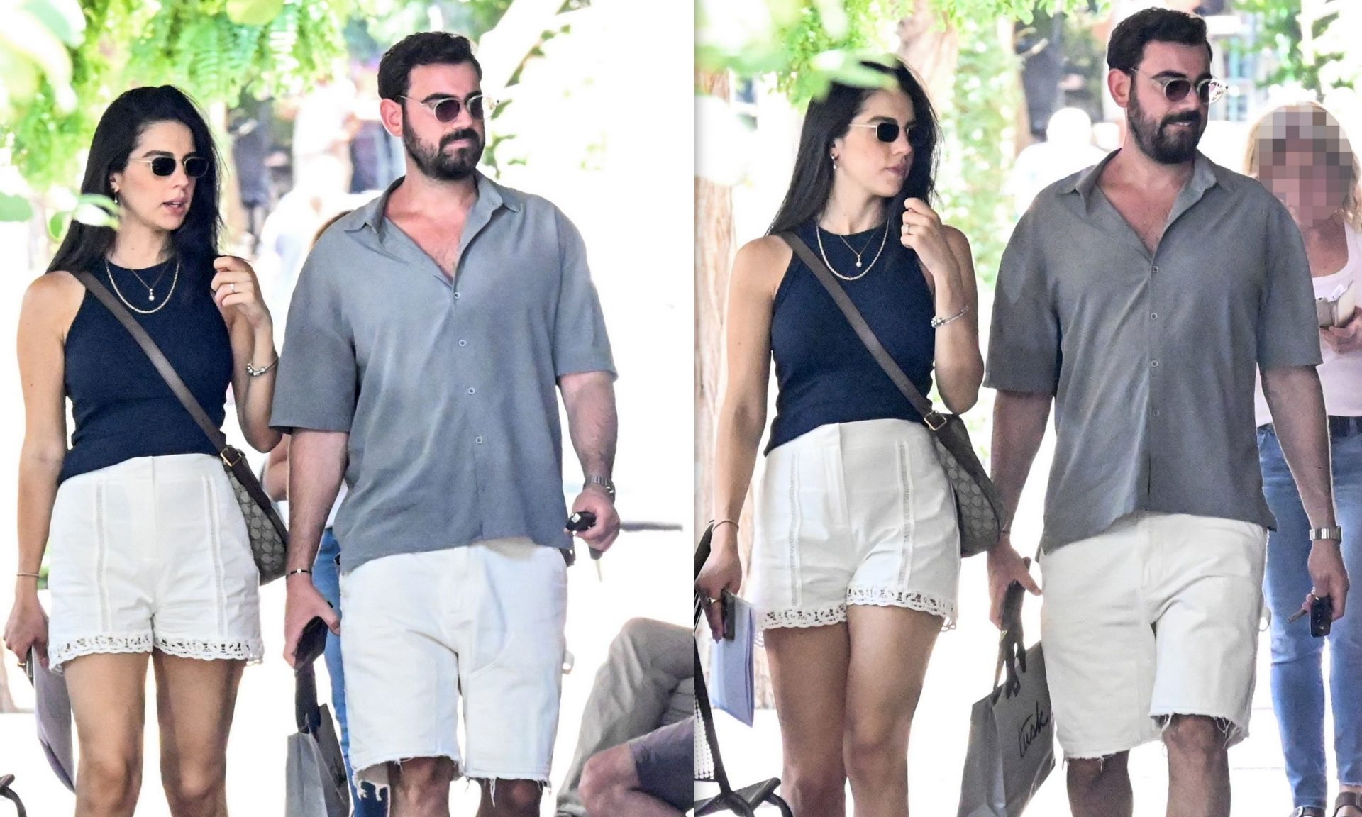 Νίκος Πολυδερόπουλος-Βαλασία Συμιακού: Σπάνια δημόσια εμφάνιση, για ψώνια στο Κολωνάκι!