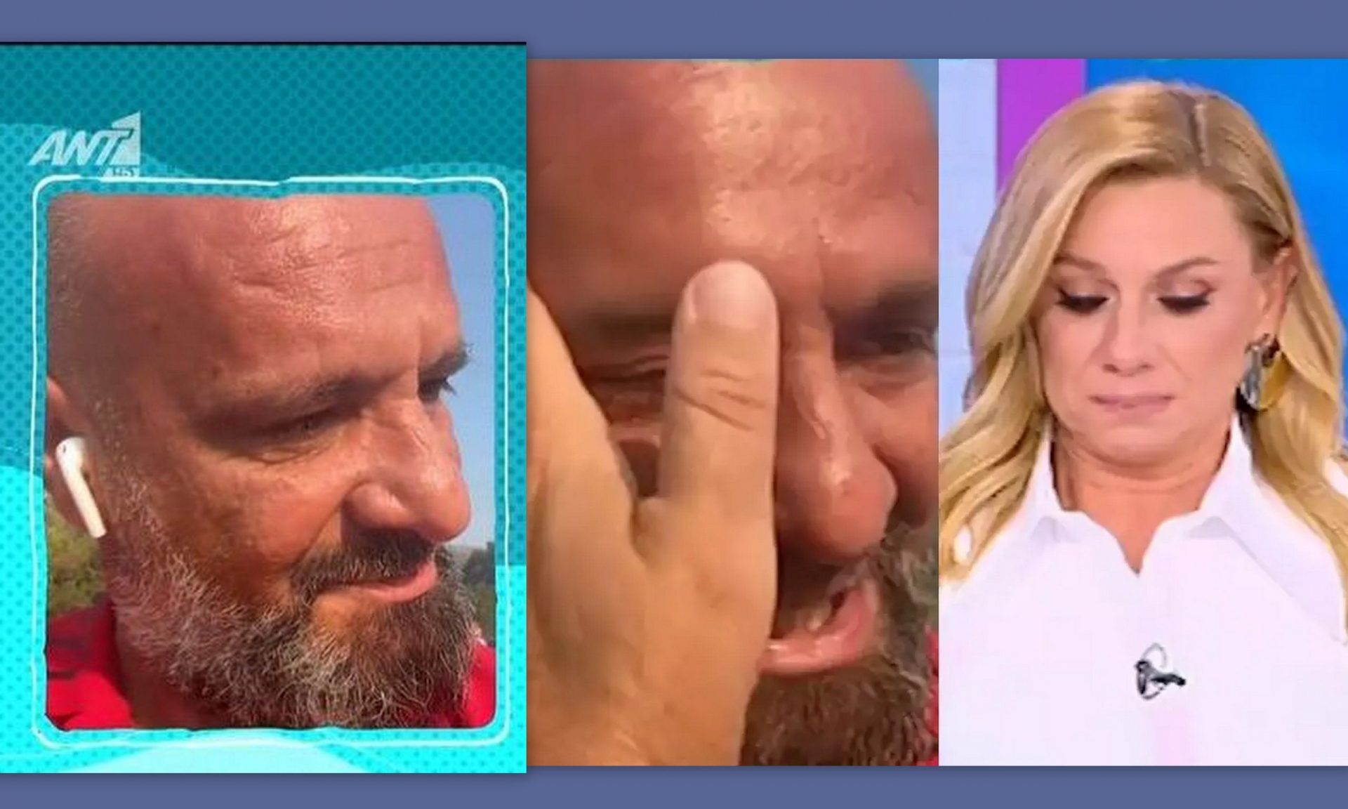 Φωτιά στη Φιλιππιάδα Κατέρρευσε ο Γρηγόρης Μπάκας στο Καλοκαίρι Παρέα: «Κάνουμε τον σταυρό μας»