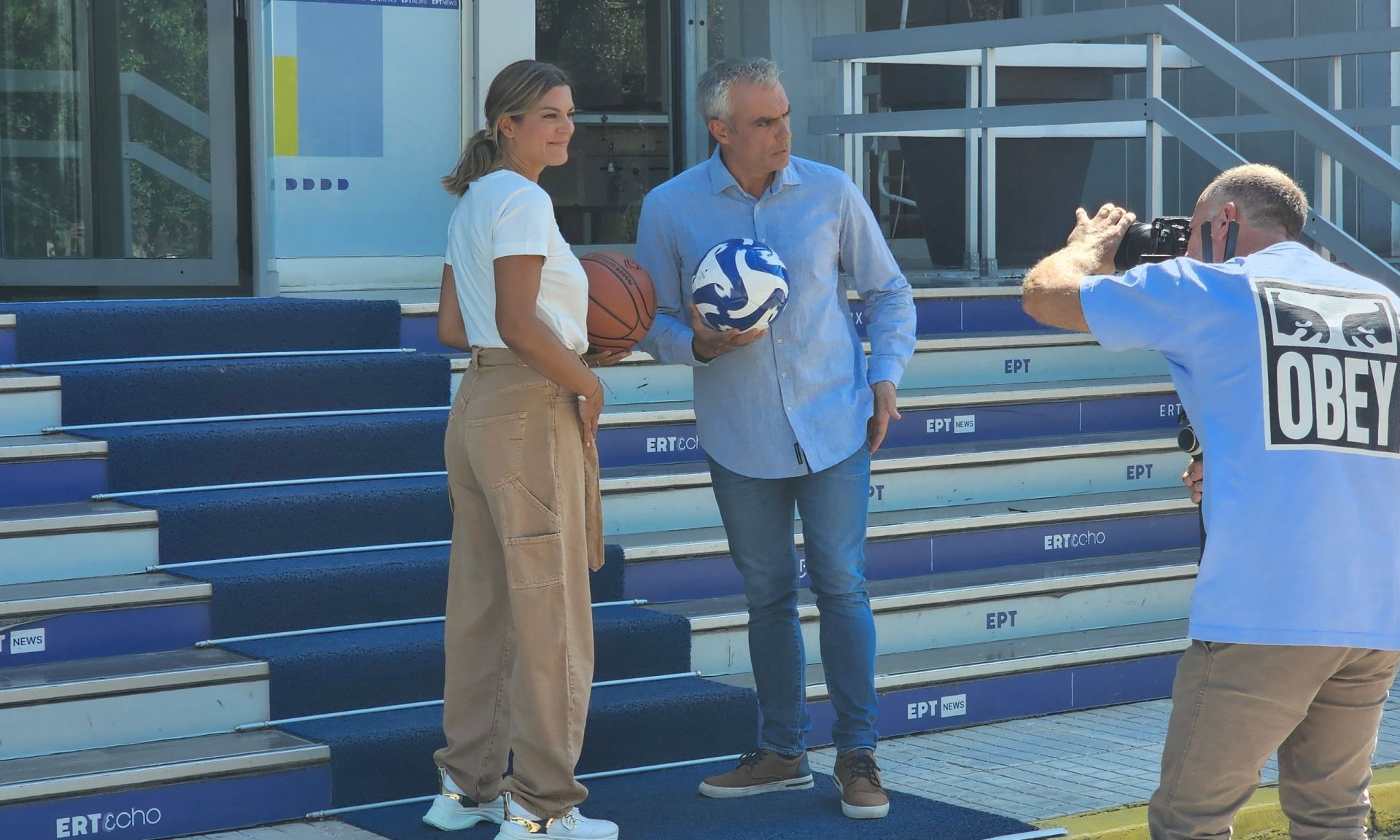 Backstage στα γυρίσματα του τρέιλερ της «Αθλητικής Κυριακής» - Πότε κάνει πρεμιέρα;