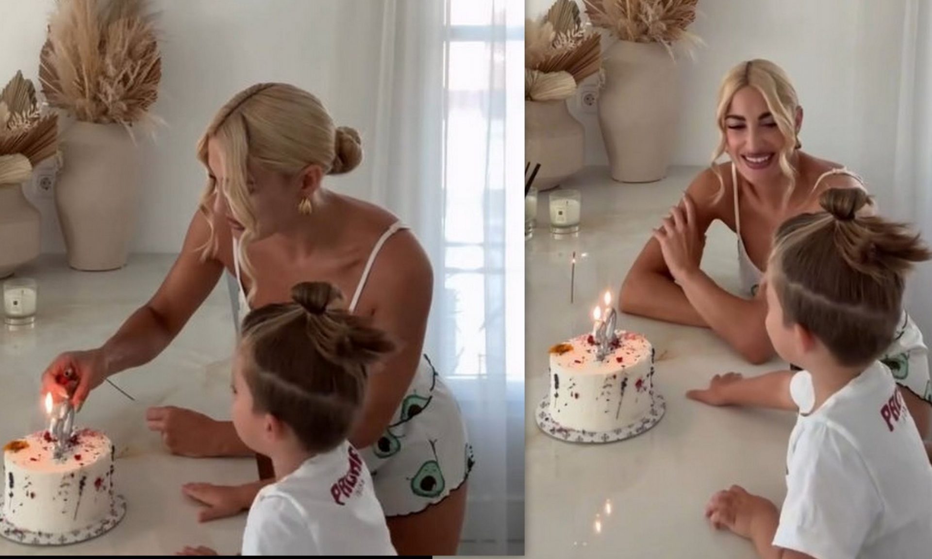 Τούνη: Έσβησε τούρτα για τα γενέθλιά της με τον γιο της, Πάρη μετά την Ίμπιζα – «Του το είχα τάξει»