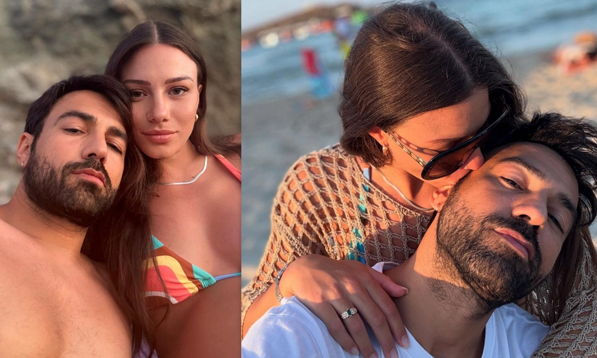 Αντρέας Γεωργίου: Τρυφερές στιγμές με την Σιμώνη Χριστοδούλου στην παραλία λίγο πριν γίνουν γονείς