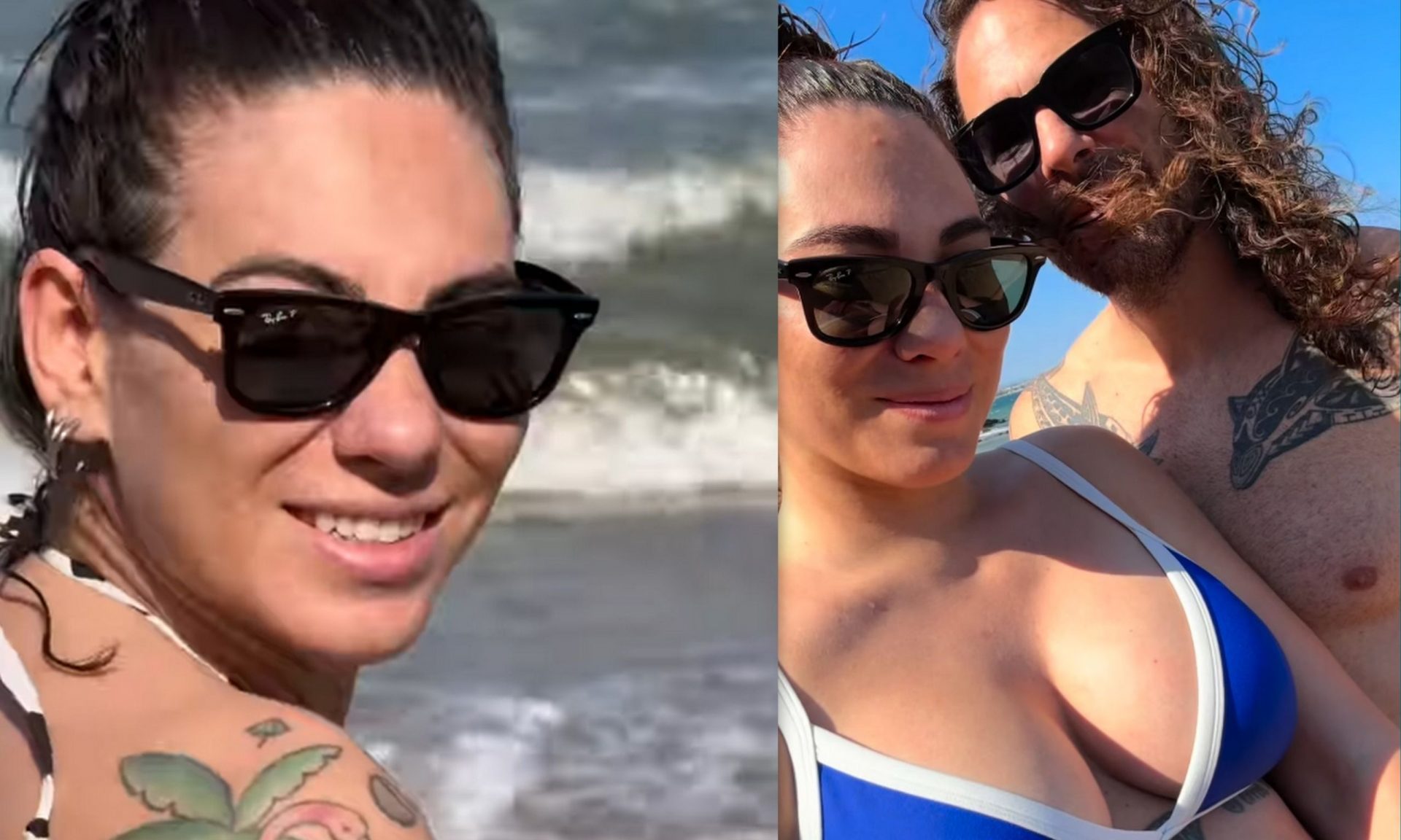 Ευρυδίκη Βαλαβάνη: Με μπικίνι στη παραλία 1,5 μήνα μετά τη γέννηση του γιου της