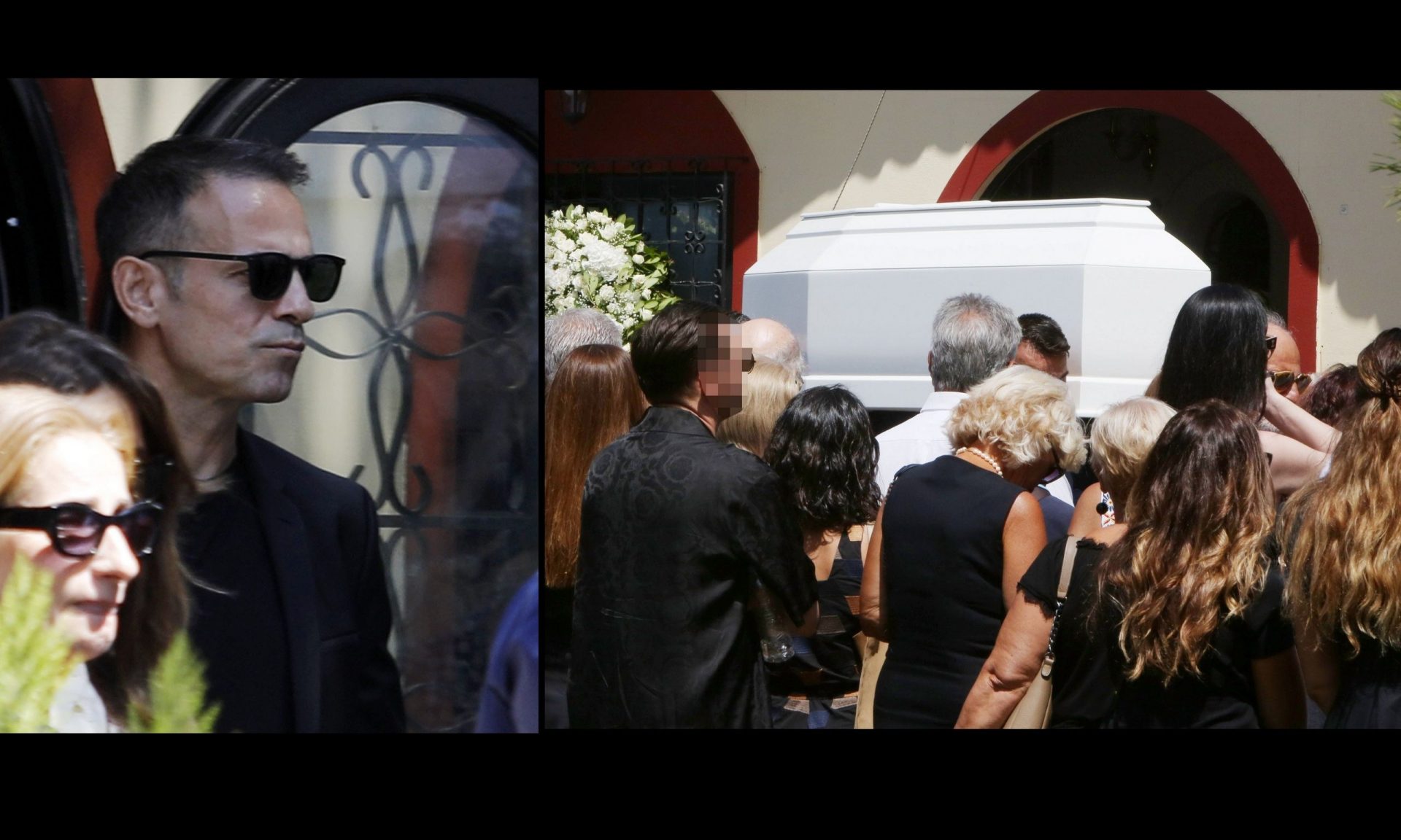 Κηδεία Αλεξάνδρας Νικολαΐδου: Λύγισε η Μελίνα Νικολαΐδη - Στο πλευρό του πατέρα της, Ντέμη