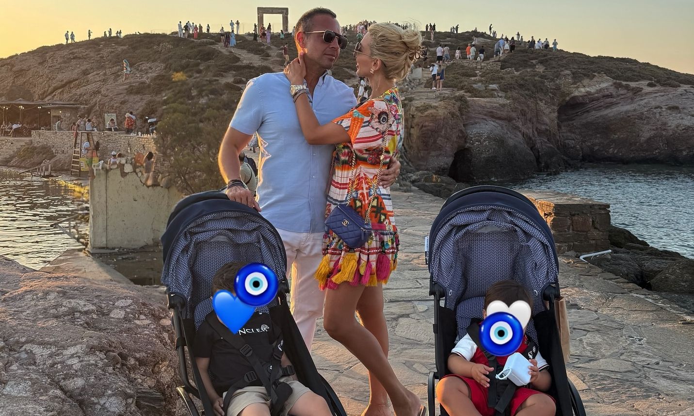 Βλάσσης Σταθοκωστόπουλος: Η Σπυροπούλου απαθανατίζει τον γιο της στην παιδική χαρά