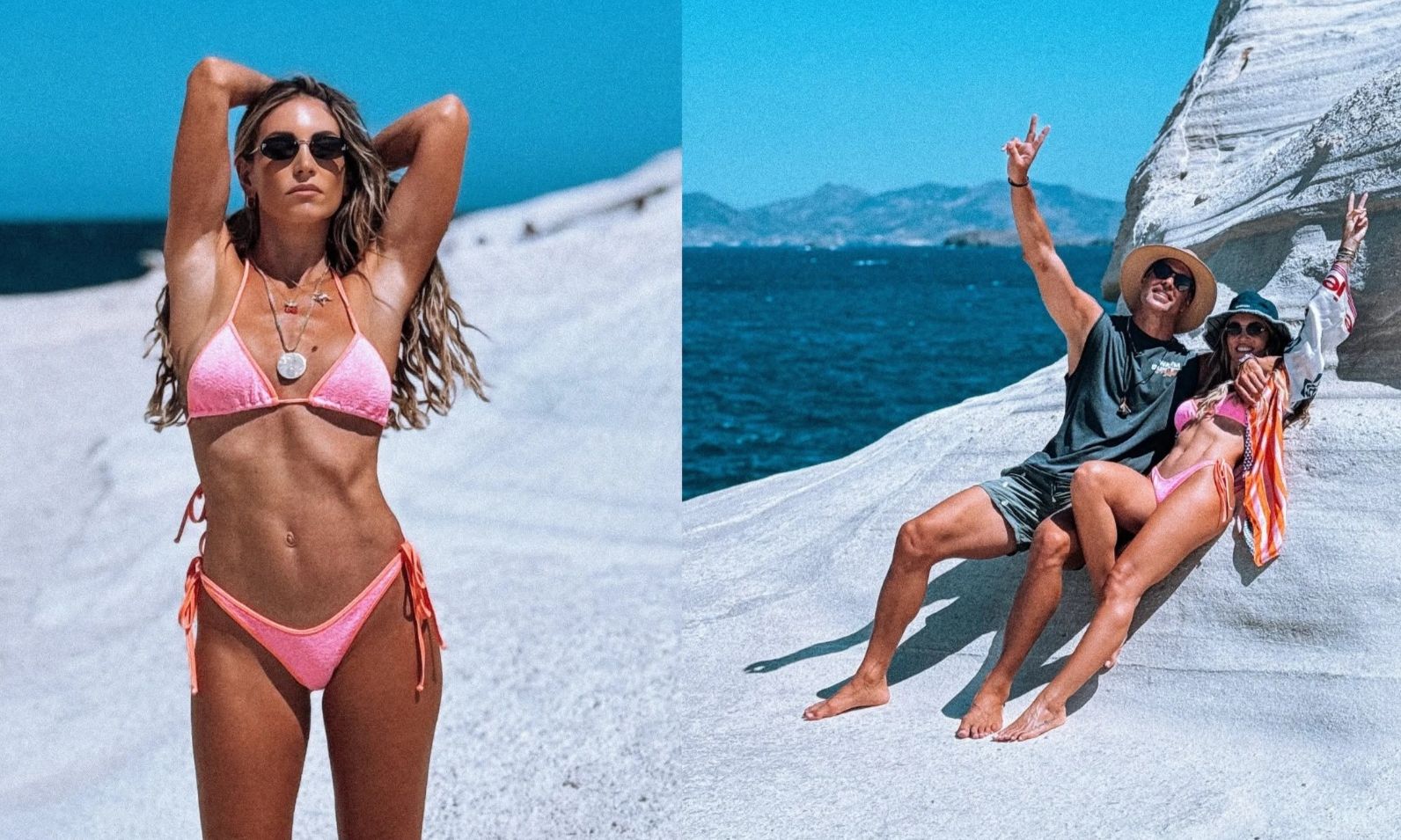 Οικονομάκου-Τσερέλα: Ποζάρουν αγκαλιά στο Σαρακήνικο - Όταν το "σε όλα μαζί" παίρνει άλλη διάσταση