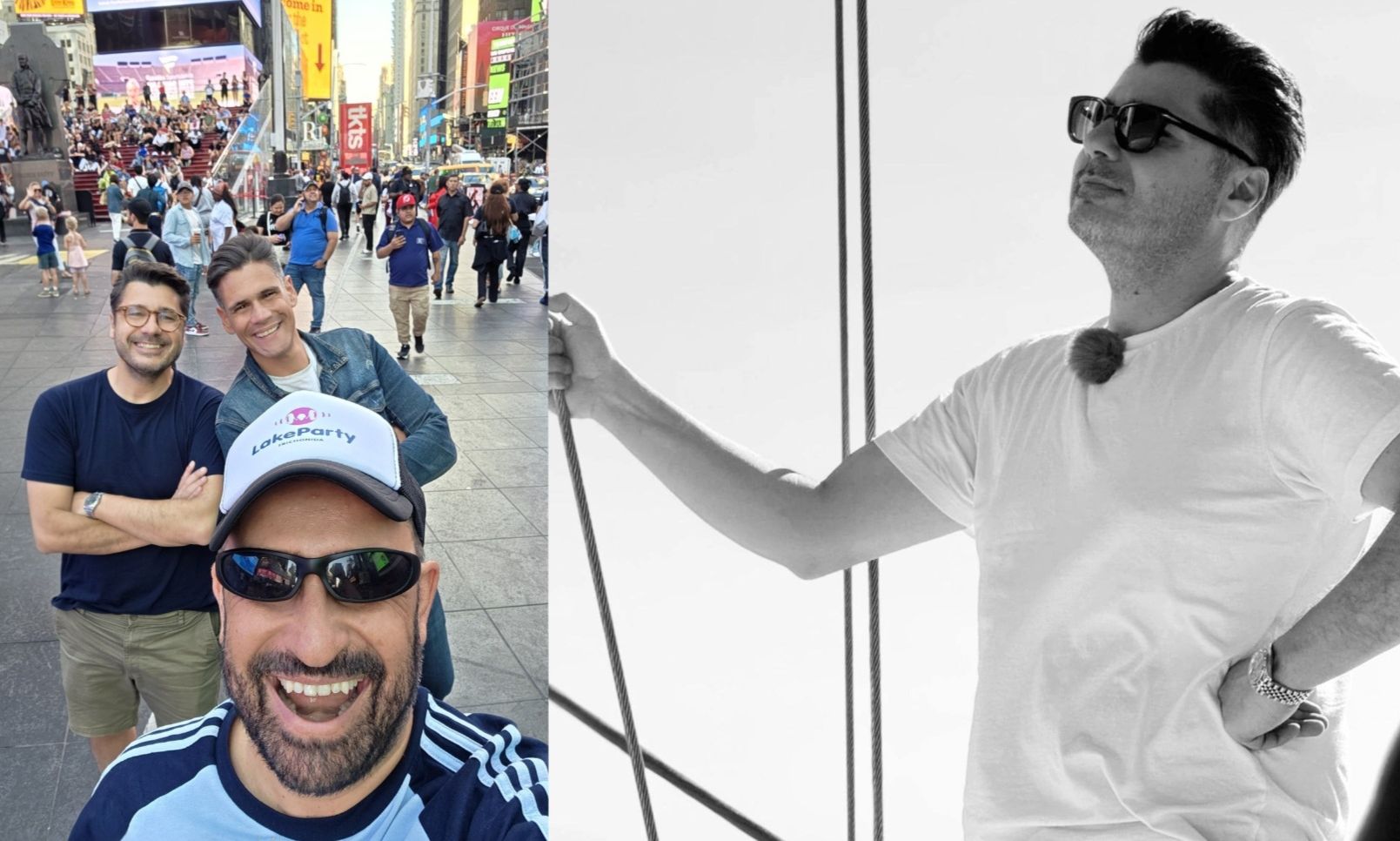 Λάμπρος Κωνσταντάρας - H απόδραση στη Νέα Υόρκη: «Ένα ταξίδι με φίλους καρδιάς, τα θεραπεύει όλα»