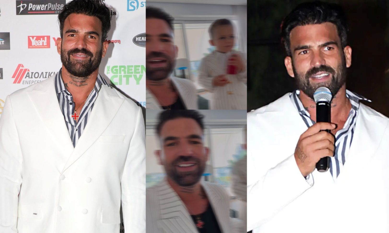 Δημήτρης Αλεξάνδρου: Πήγε σε γάμο-βάπτιση με τον γιο του Πάρη & φόρεσαν το ίδιο ακριβώς κοστούμι