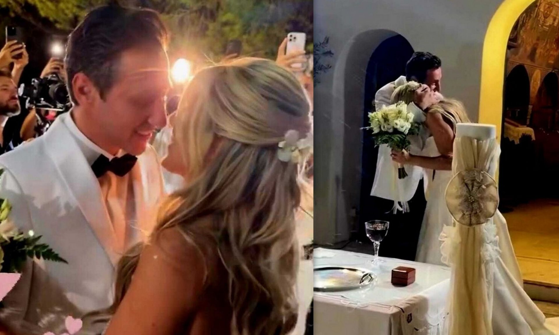 Γάμος Καλίδη: Το μονόπετρο της Μάρκογλου, η εμφάνιση των παιδιών τους, η μπομπονιέρα & το μενού