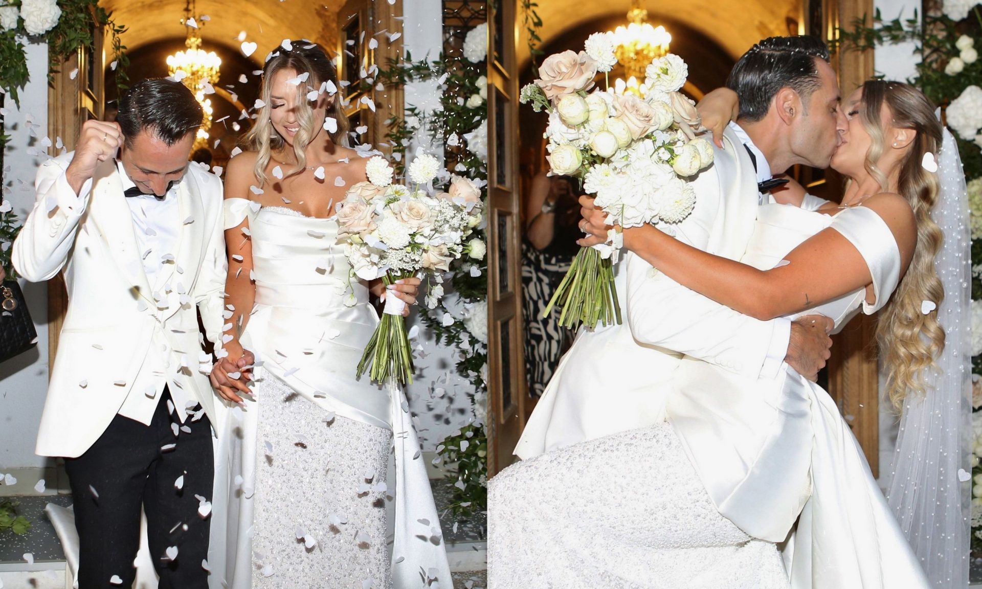 Μαζλουμίδης- Ντίνα: Παντρεύτηκε ο γιος του Αντύπα - Ανάμεσα στους καλεσμένους Γαρμπή-Σχοινάς