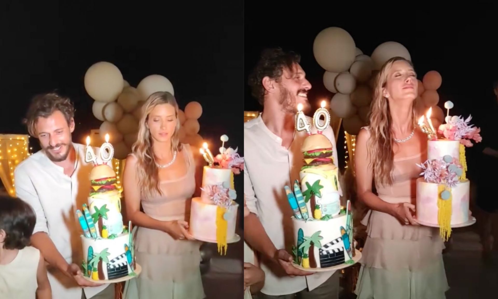 Καλογεροπούλου - Σβήγκος: Γιόρτασαν τα γενέθλιά τους στην παραλία με φίλους & τούρτες-υπερπαραγωγή!