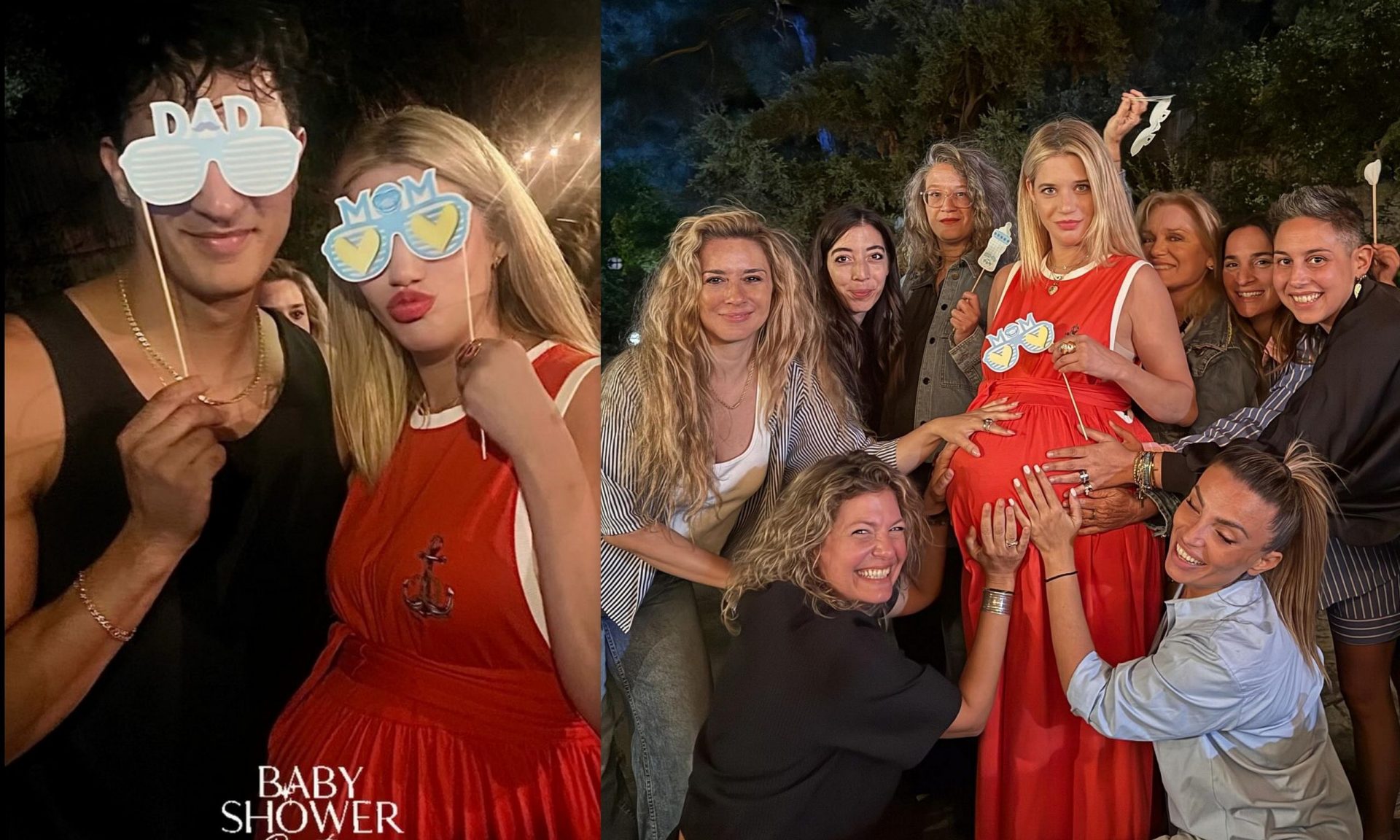 Τζένη Θεωνά: Baby shower στον 9ο μήνα εγκυμοσύνης - Το κόκκινο φόρεμα, οι φίλες & η συγκίνηση