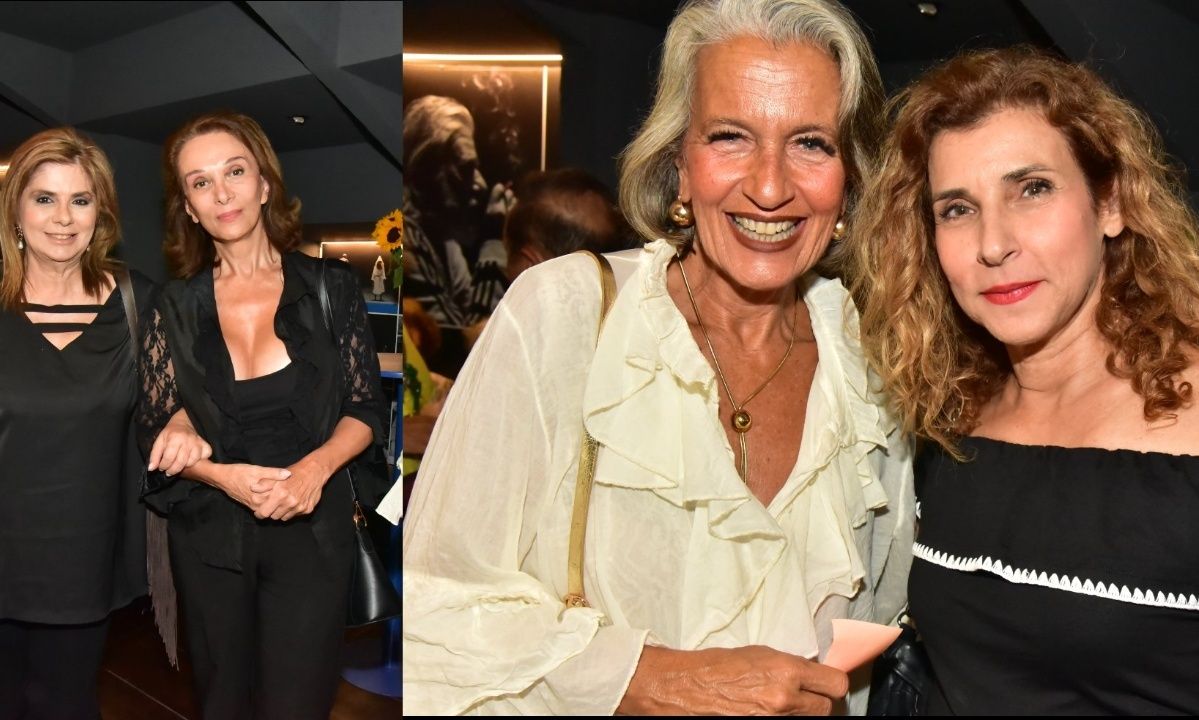 Η Μαρία Παπαλάμπρου, η Λουκία Παπαδάκη και όσοι βρέθηκαν στην πρεμιέρα της παράστασης «Οι Απόντες»