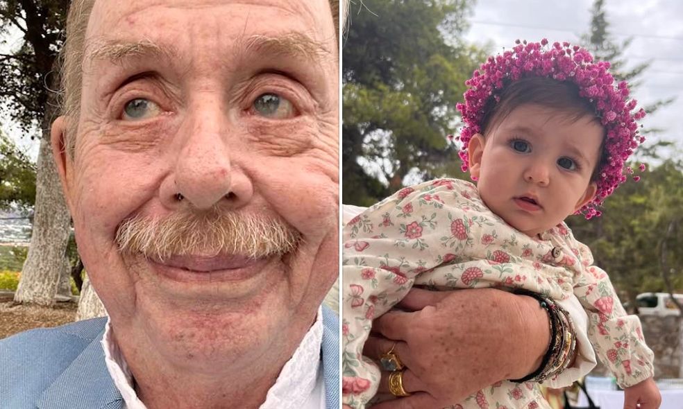 «Και παππούς και νονός»: Συγκινημένος ο Ηλίας Μαμαλάκης στη βάφτιση της εγγονής του