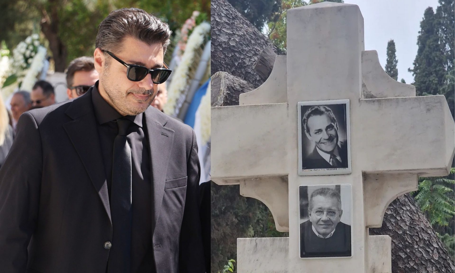 Λάμπρος Κωνσταντάρας: «Πείτε τα εκεί πάνω» – Η συγκλονιστική φωτό από τον οικογενειακό τάφο
