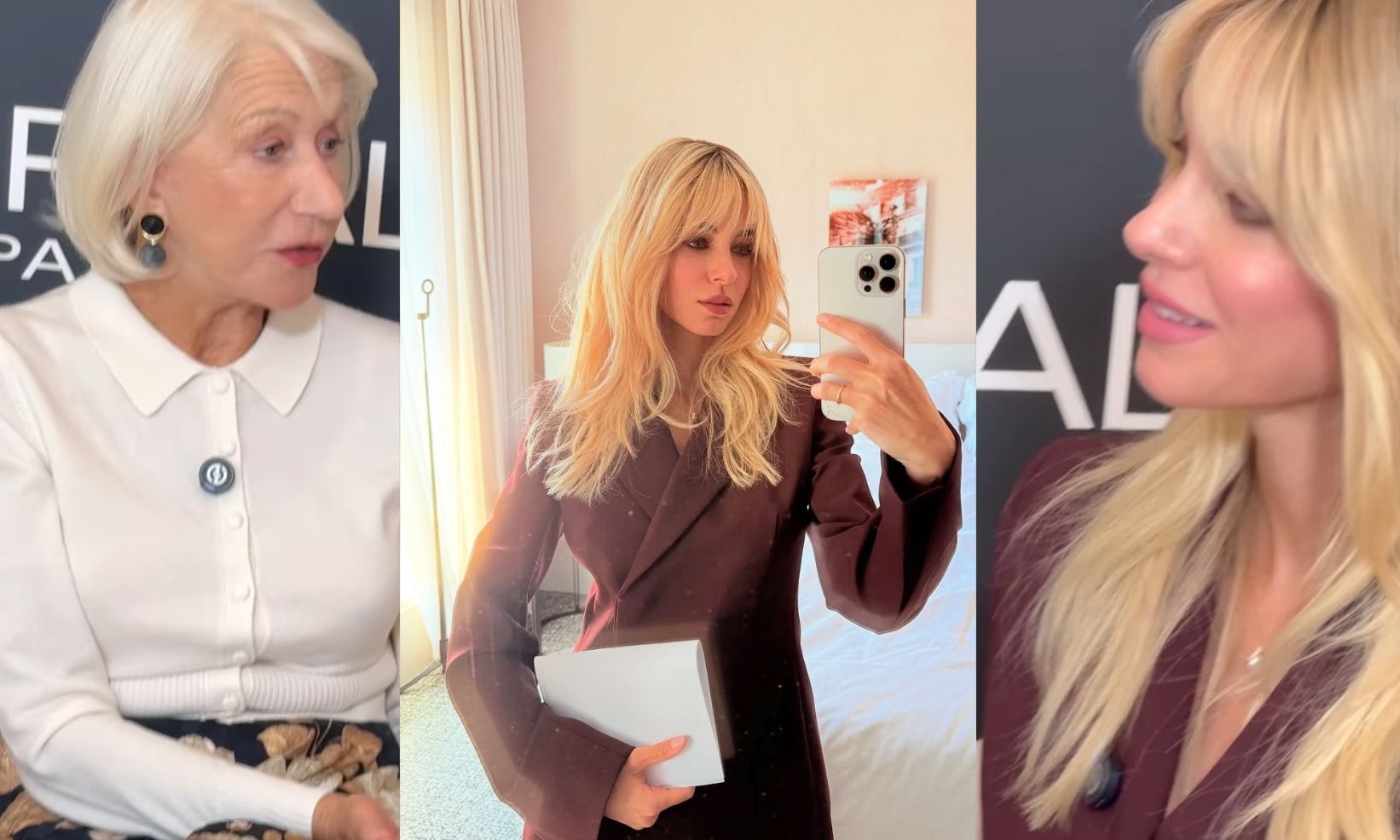 Δούκισσα Νομικού: Στιγμές μαγείας με τη θρυλική Έλεν Μίρεν στο Παρίσι για την Εβδομάδα Μόδας