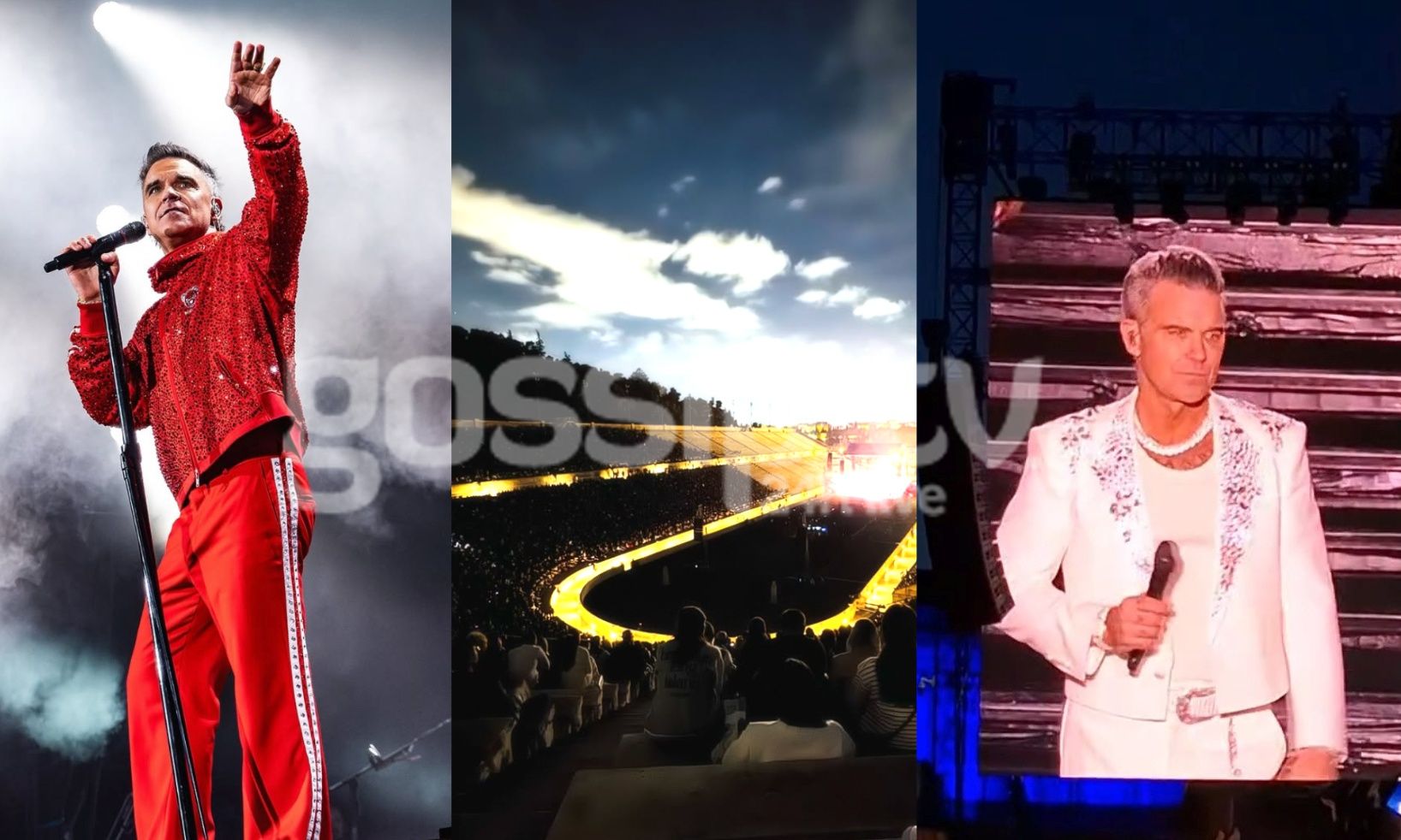 Αποκλειστικό υλικό: Γέμισε ξανά το Καλλιμάρμαρο - Ο καιρός έκανε τελικά τη χάρη στον Ρόμπι Γουίλιαμς