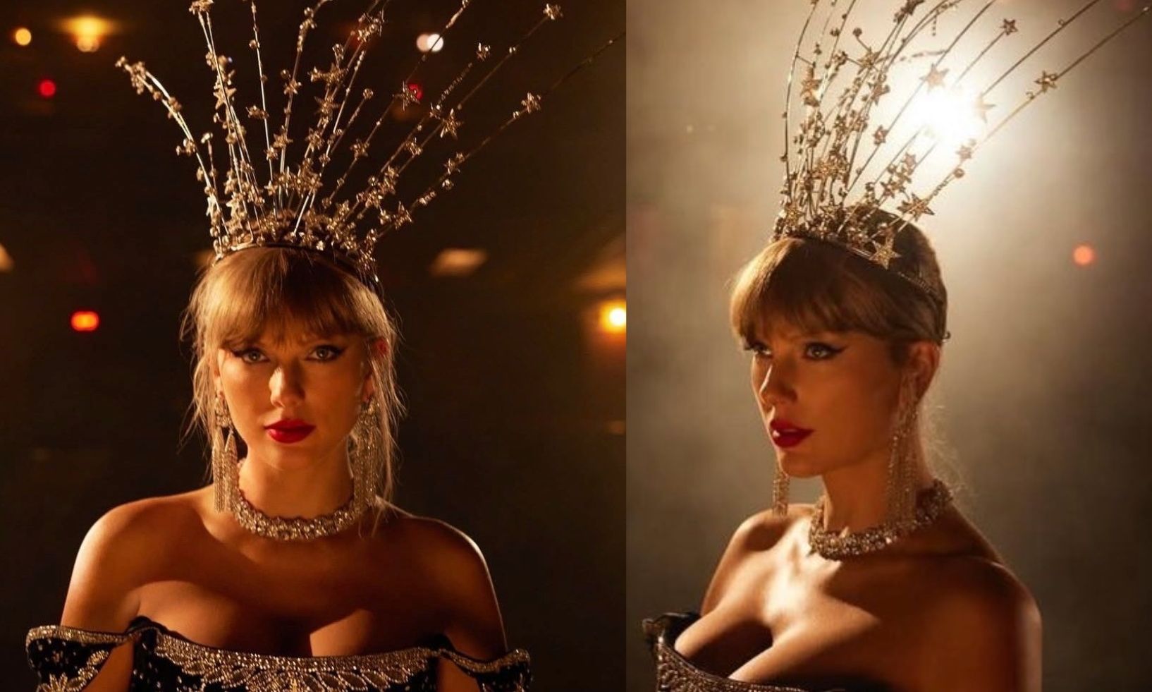 Τaylor Swift: Εμφάνιση από χρυσάφι με Celia Kritharioti για την κυκλοφορία του νέου της άλμπουμ