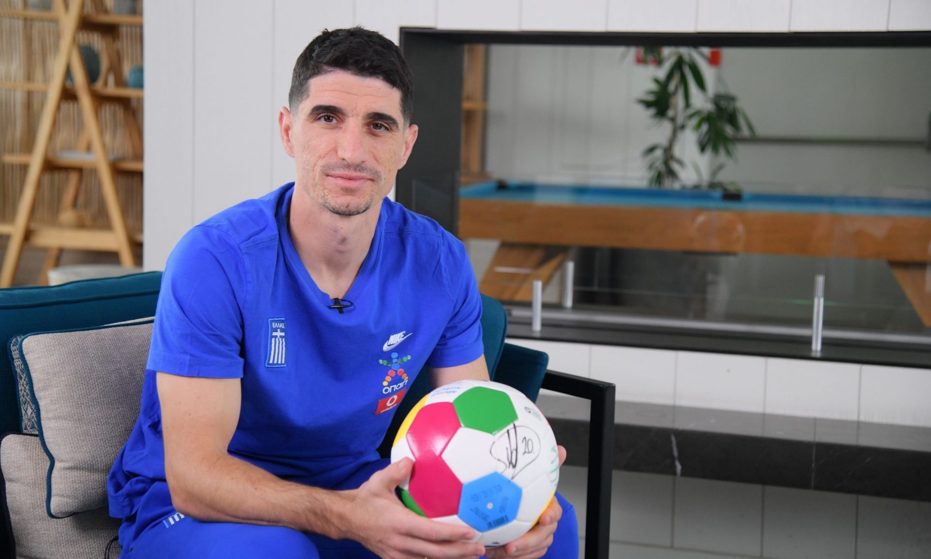 Ο Πέτρος Μάνταλος στο ΟΠΑΠ Game Time: Φανταστικό το κλίμα στην Εθνική, πάμε για τη νίκη στη Σκωτία