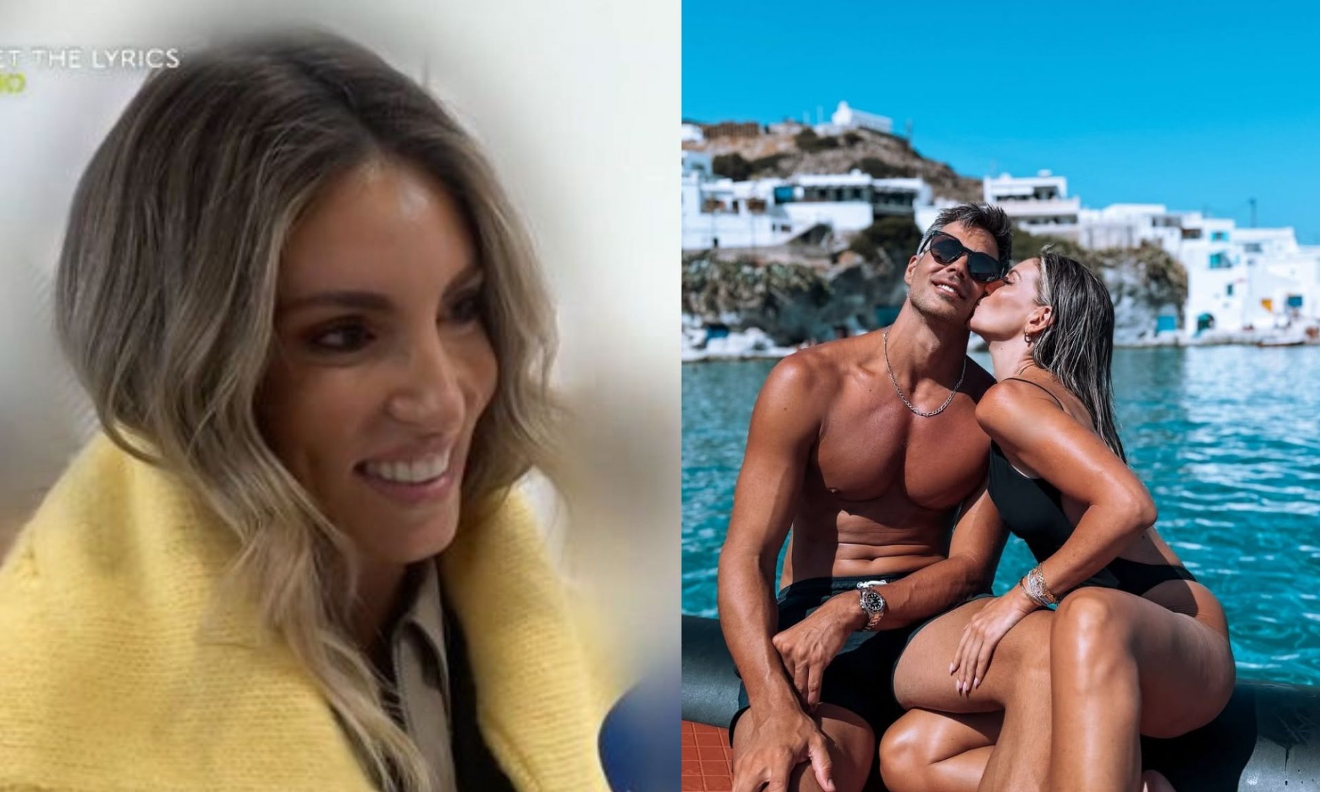 Αθηνά Οικονομάκου: Η αμήχανη αντίδραση on camera όταν ρωτήθηκε για τον γάμο της με τον Τσερέλα