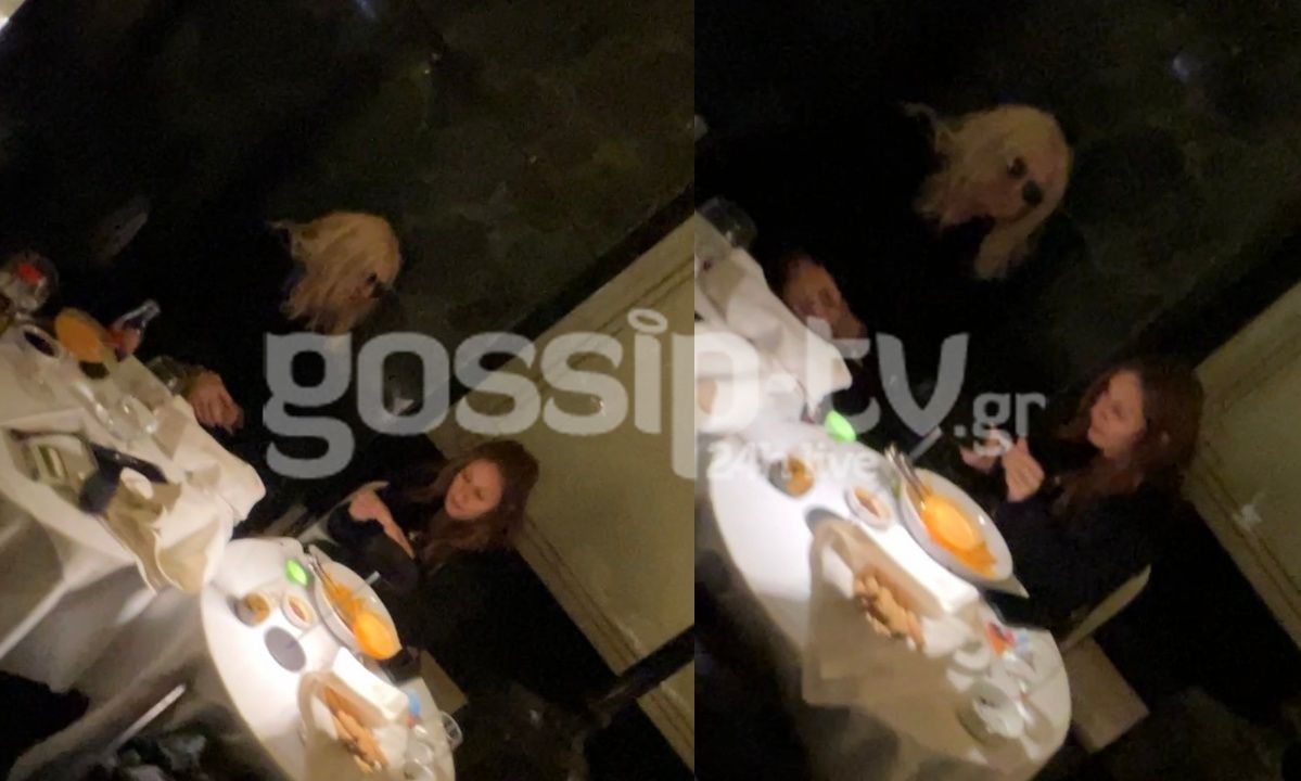 Καρβέλας: Νύχτα στην Αθήνα με γυαλιά ηλίου - Η βραδινή έξοδος με την σύντροφό του Έλενα Φερεντίνου