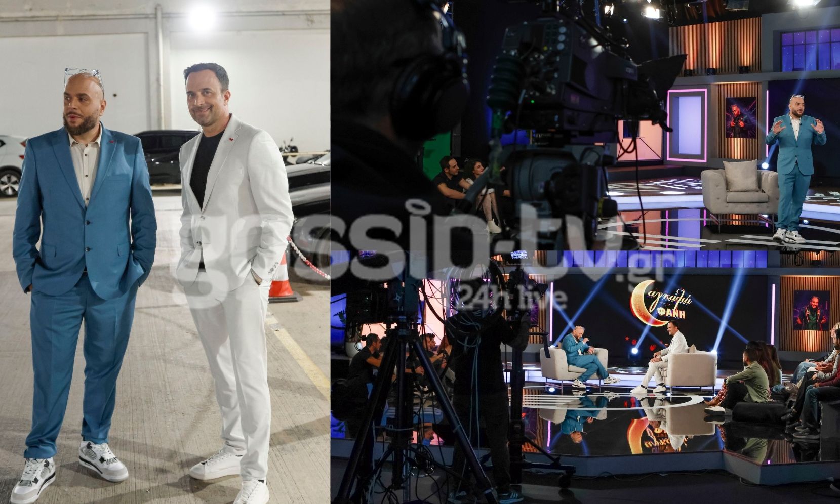 Αποκλειστικό: Το gossip-tv στα παρασκήνια της πρεμιέρας της εκπομπής «Στην αγκαλιά του Φάνη»