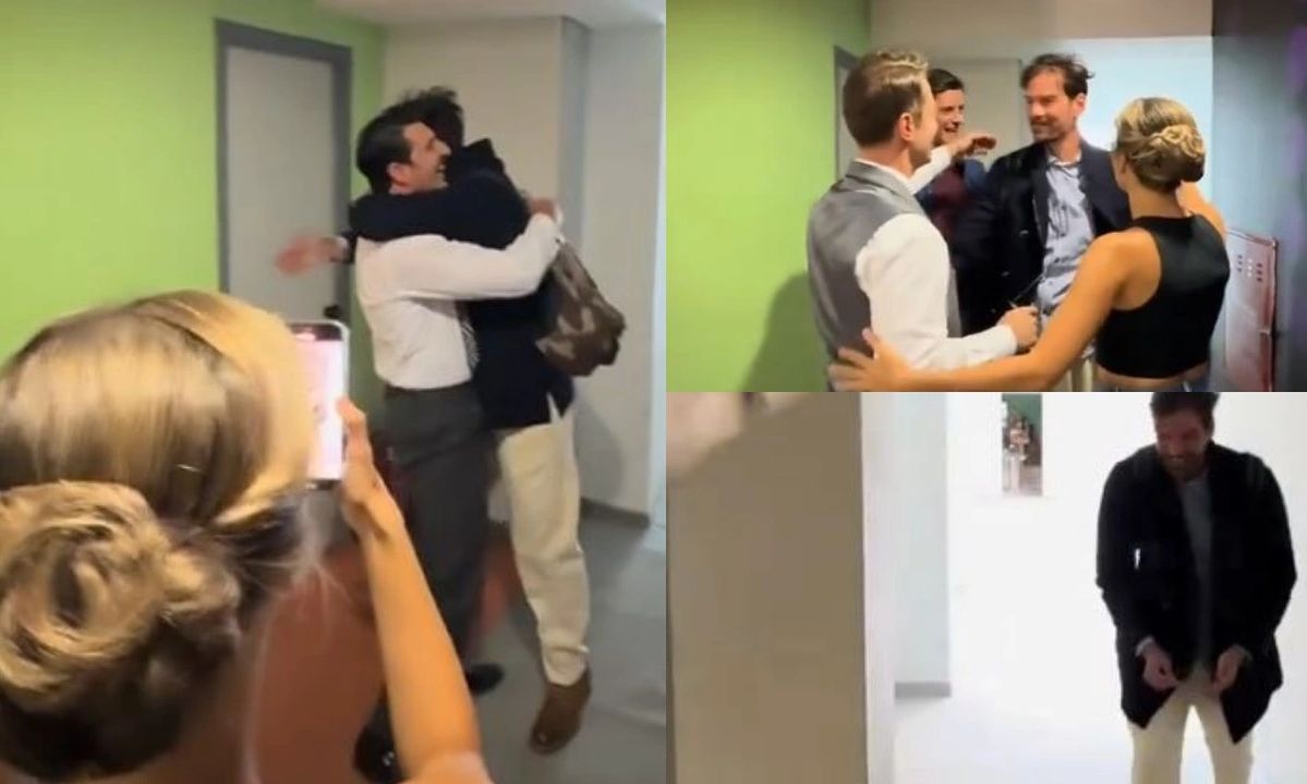 Grand Hotel: Η θερμή υποδοχή στον Κουκουράκη και οι αγκαλιές με τους συμπρωταγωνιστές στα παρασκήνια