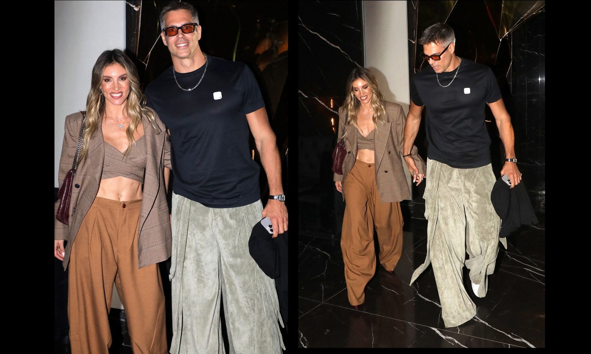 Οικονομάκου – Τσερέλα: Χέρι – χέρι σε βραδινή έξοδο! Με απίθανο σύνολο η ηθοποιός