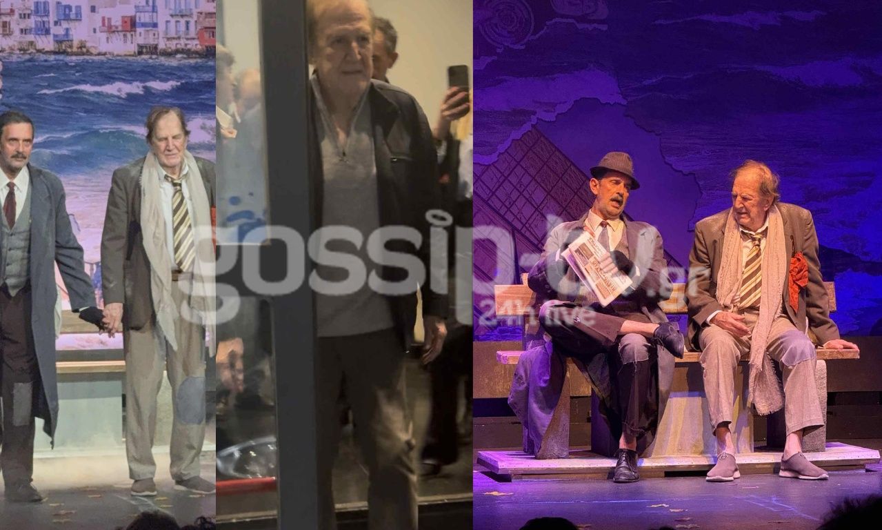 Γιώργος Κωνσταντίνου: «Κι εγώ συγκινούμαι»-Το θερμό χειροκρότημα στο θέατρο & οι selfie με το κοινό