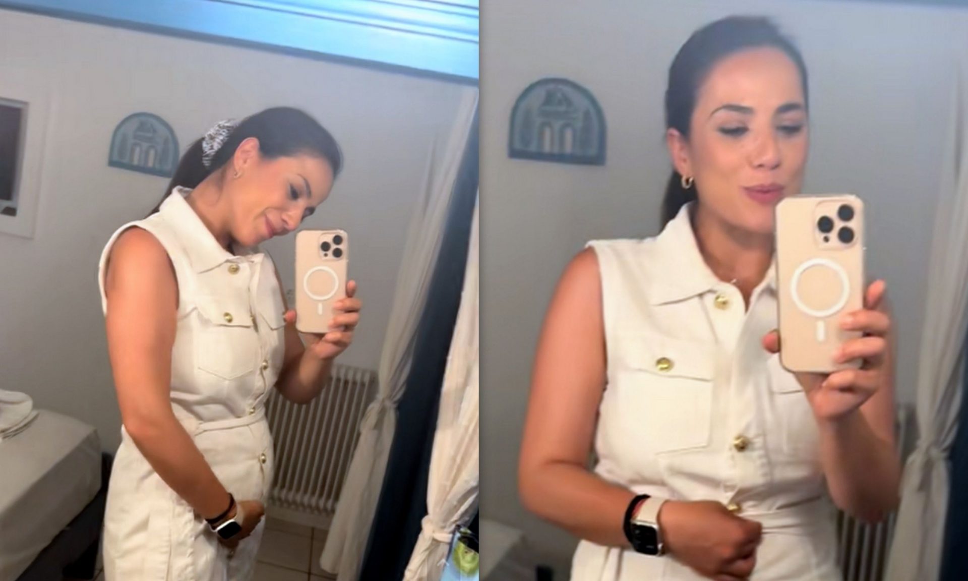 «Μια γυναίκα όλα τα μπορεί»: Tο «άφιλτρο» βίντεο της Ευλαμπίας Ρέβη από τον 2ο μήνα εγκυμοσύνης της