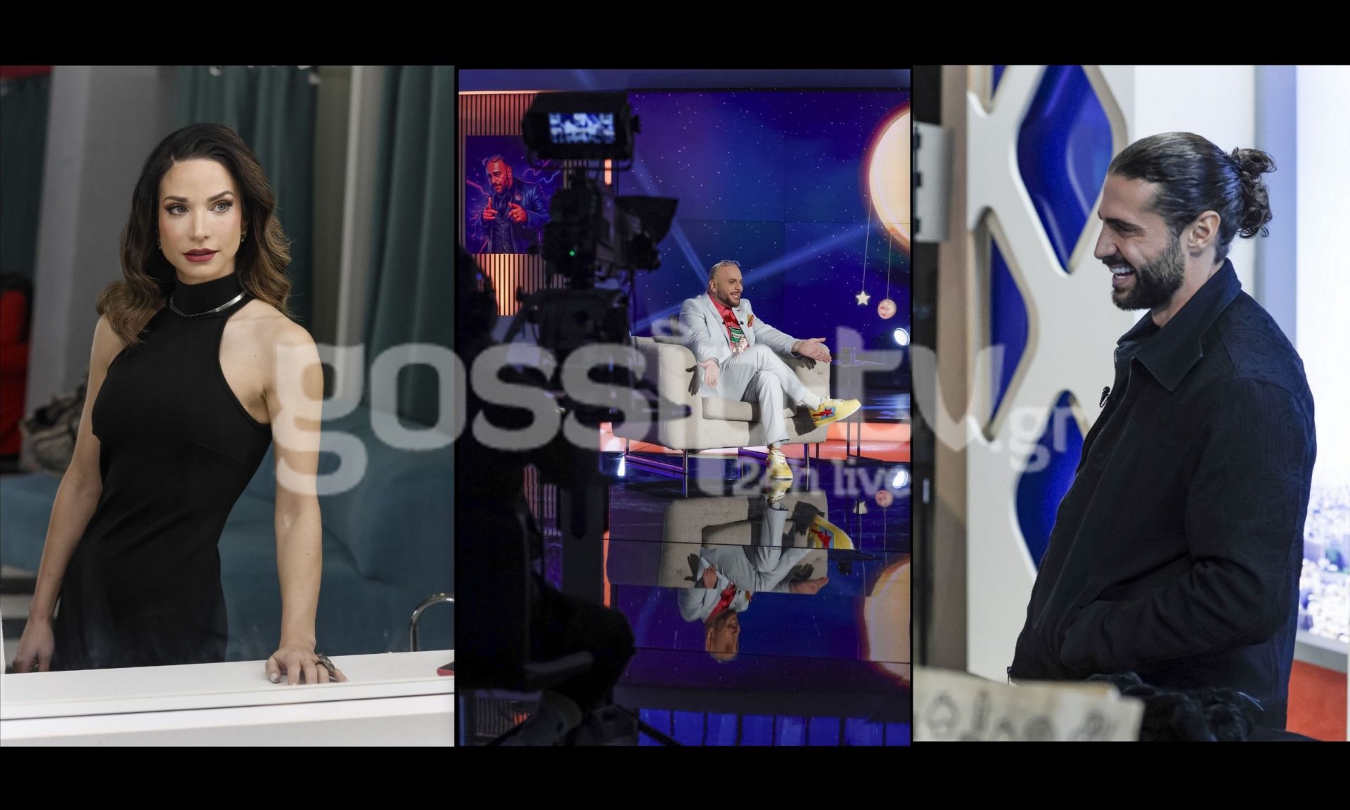 Στην «Αγκαλιά του Φάνη» Γερονικολού – Βασάλος και το gossip-tv ήταν στο γύρισμα