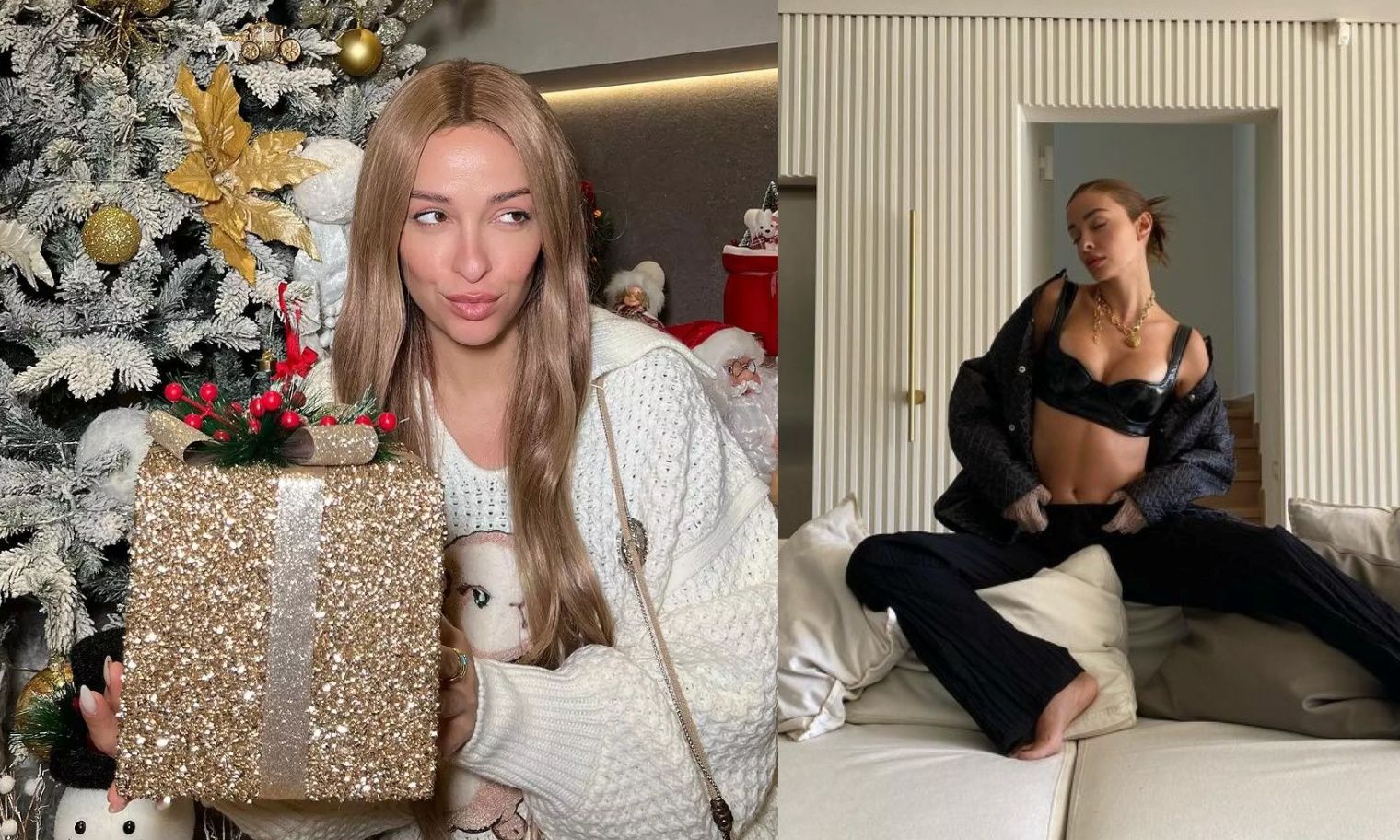 Ελένη Φουρέιρα: Μας έβαλε στο υπέροχο σαλόνι της για να μας δείξει το χριστουγεννιάτικο δέντρο