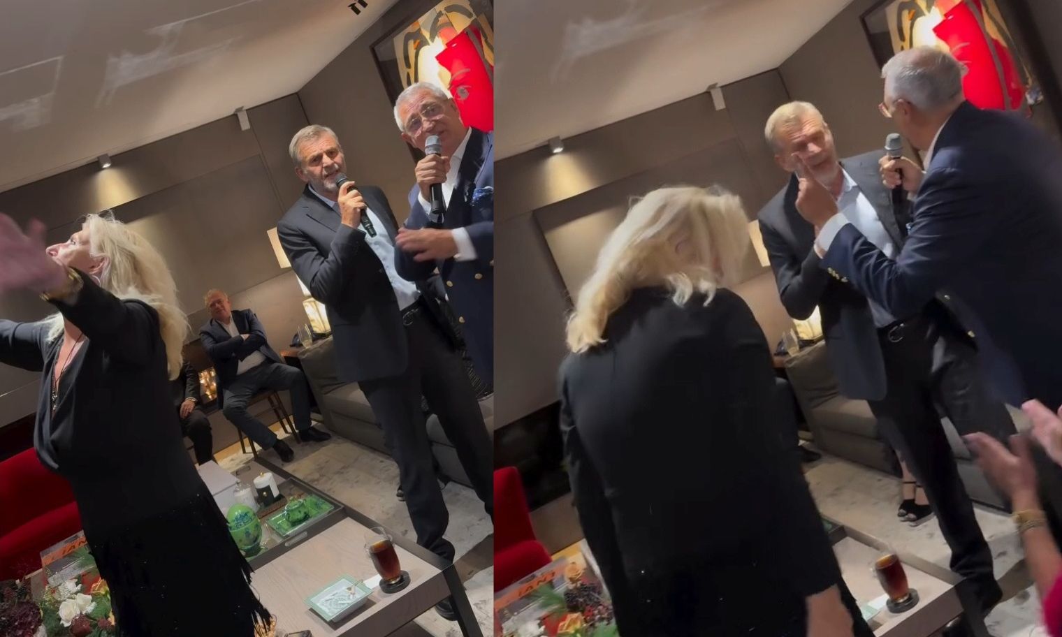 Απόστολος Γκλέτσος: Καρέ καρέ η επική στιγμή που τραγουδάει σε μαγαζί και η σύντροφός του χορεύει