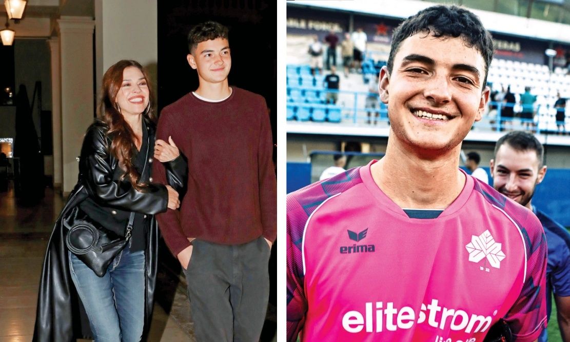 Ο γιος της Ναταλίας Δαγούμη, Φίλιππος Ρόμπερτς, τερματοφύλακας στην ομάδα της Κηφισιάς