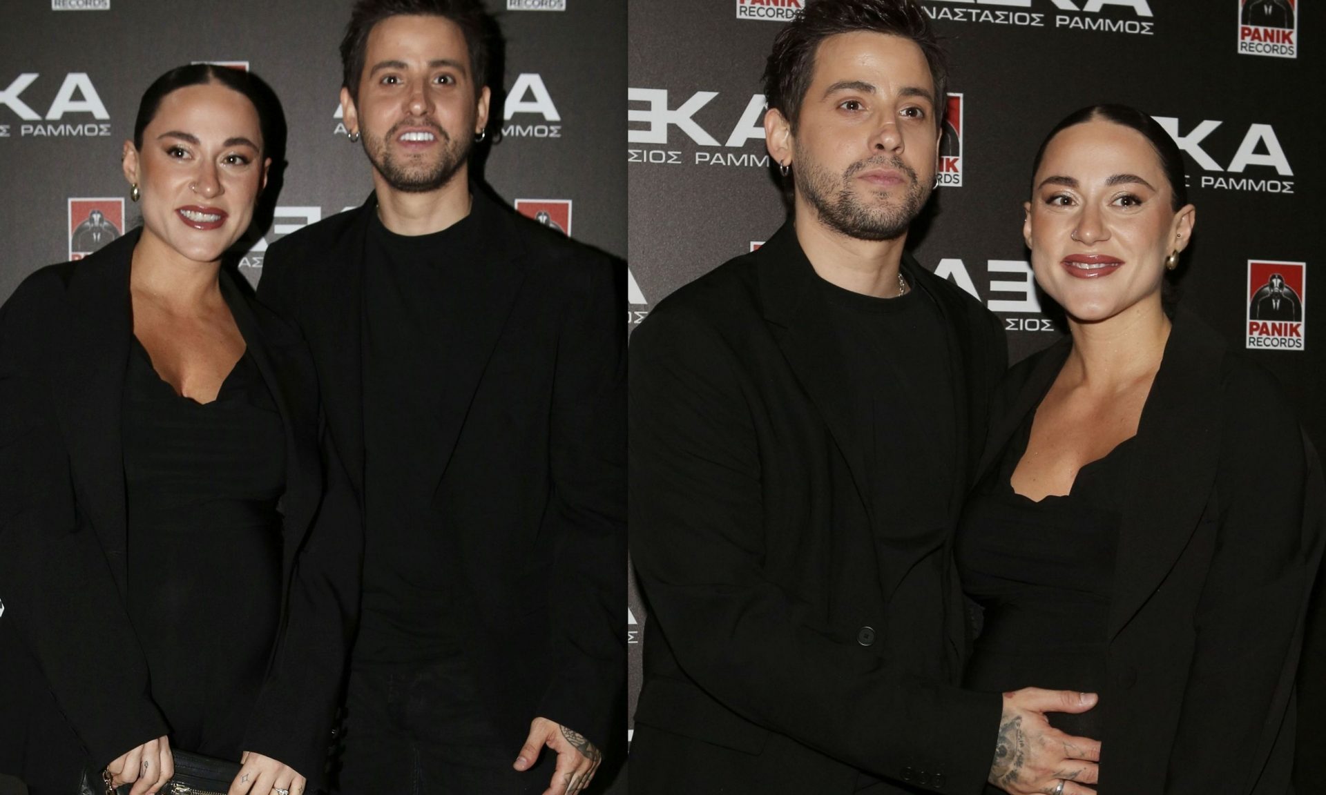 Αναστάσιος Ράμμος: Τα τρυφερά στιγμιότυπα με την έγκυο σύντροφό του, στην 1η δημόσια εμφάνισή τους