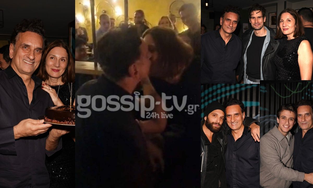 Πάρτι για Ψαρρά - Καρακούλη: Το τρυφερό φιλί, οι καλεσμένοι και τα λαμπερά ζευγάρια που τους τίμησαν