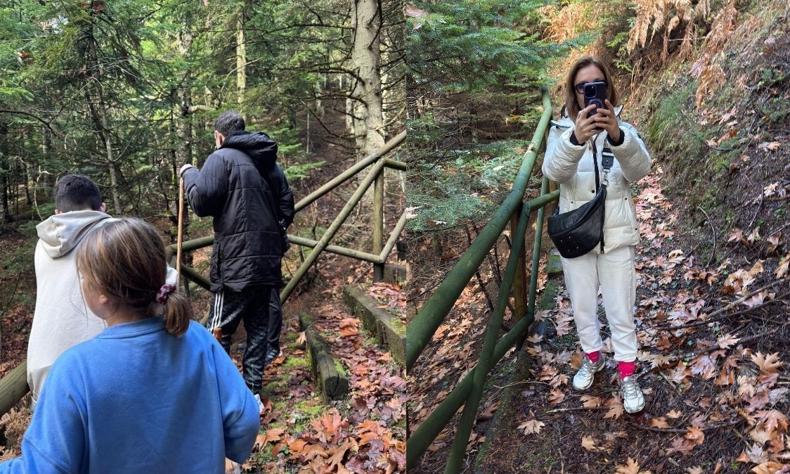 Τάσος Ιορδανίδης - Θάλεια Ματίκα: Χριστούγεννα και πήραν τα... βουνά με τα παιδιά τους