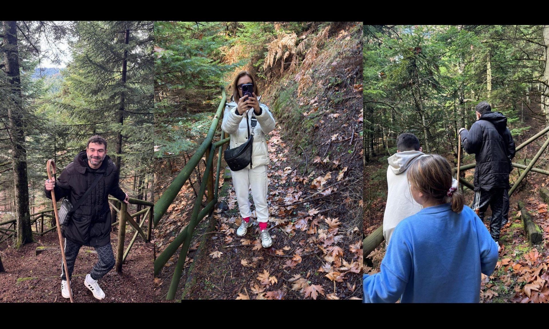 Ιορδανίδης – Ματίκα: Βόλτες στη φύση με τα παιδιά τους! Η Χριστουγεννιάτικη απόδραση στα Τρίκαλα