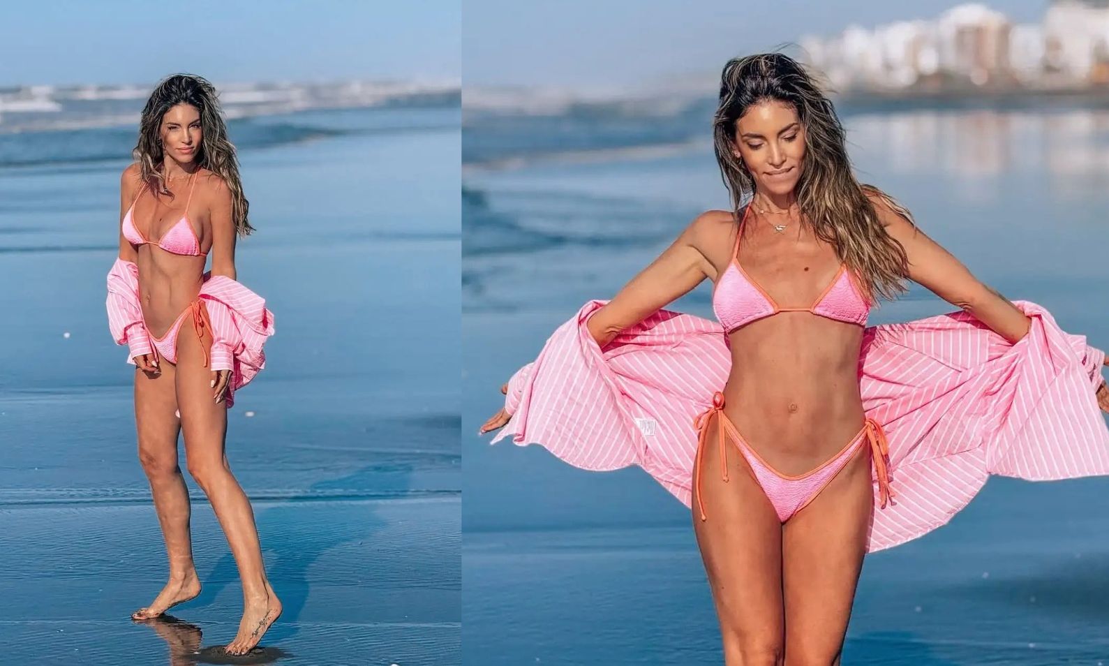 Αθηνά Οικονομάκου: Ποζάρει με ροζ μπικίνι στις διακοπές της στην Αργεντινή & κόβει την ανάσα