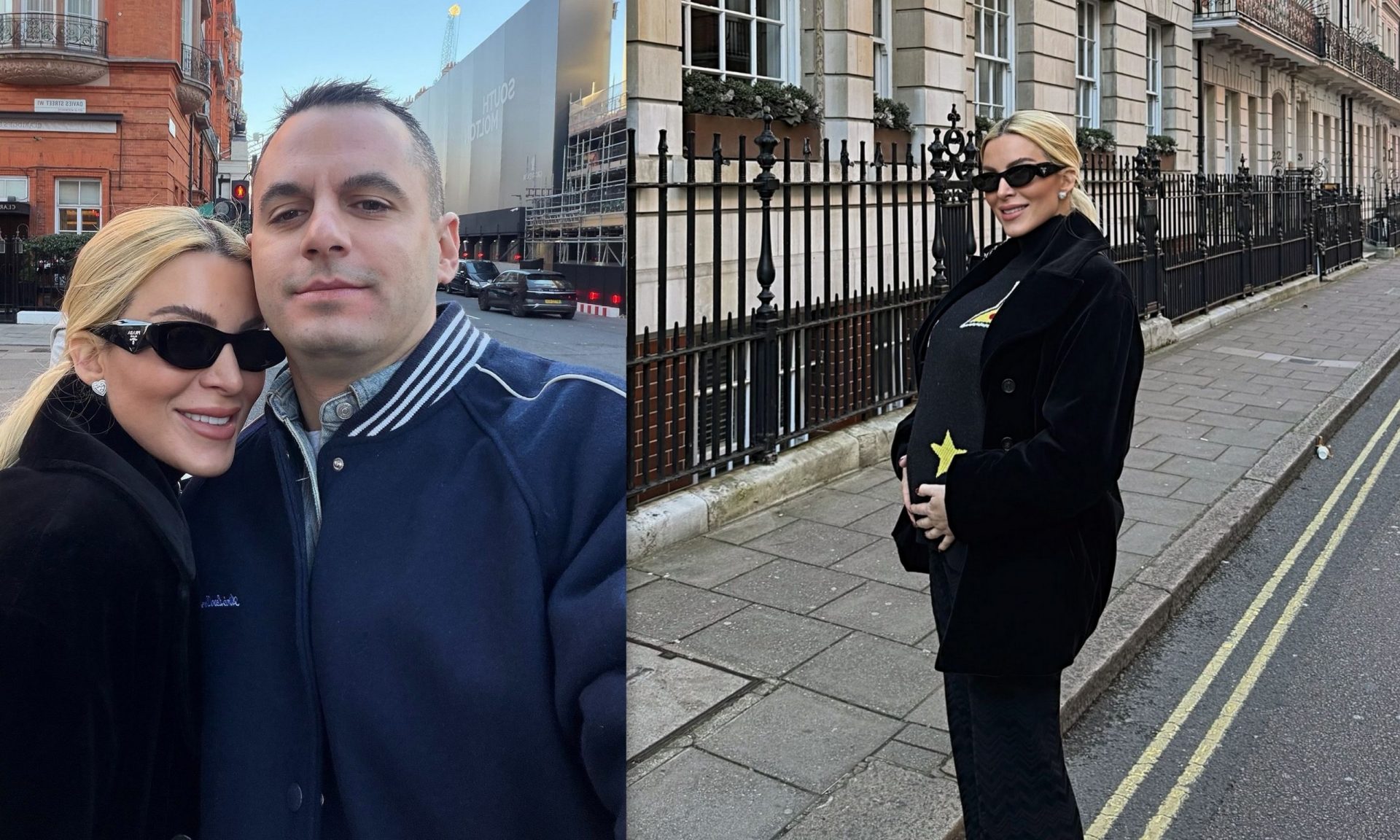 Καινούργιου-Κουτσουμπής: Μοναδικά στιγμιότυπα από το ταξίδι του ζευγαριού στο Λονδίνο