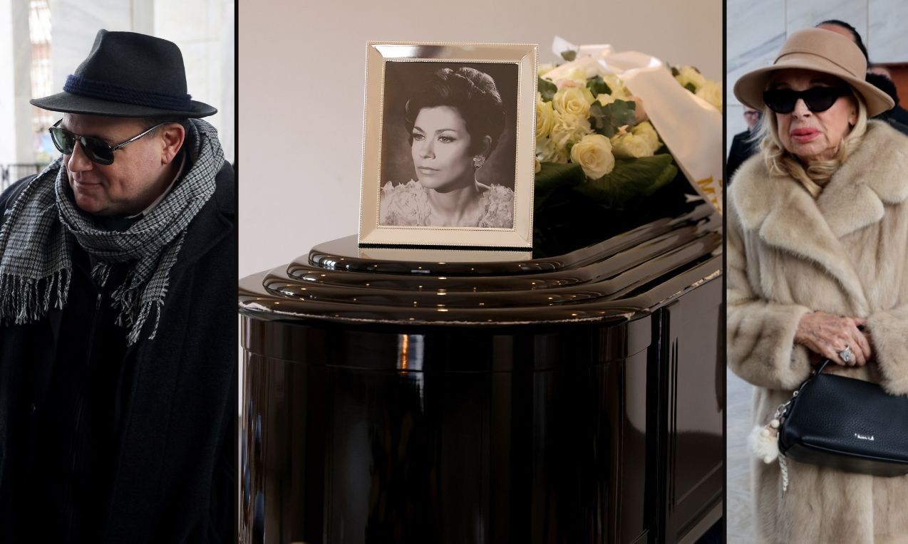 Κηδεία Μέλπως Ζαρόκωστα: Ο γιος της, συνάδελφοι και φίλοι συγκινημένοι στο τελευταίο αντίο