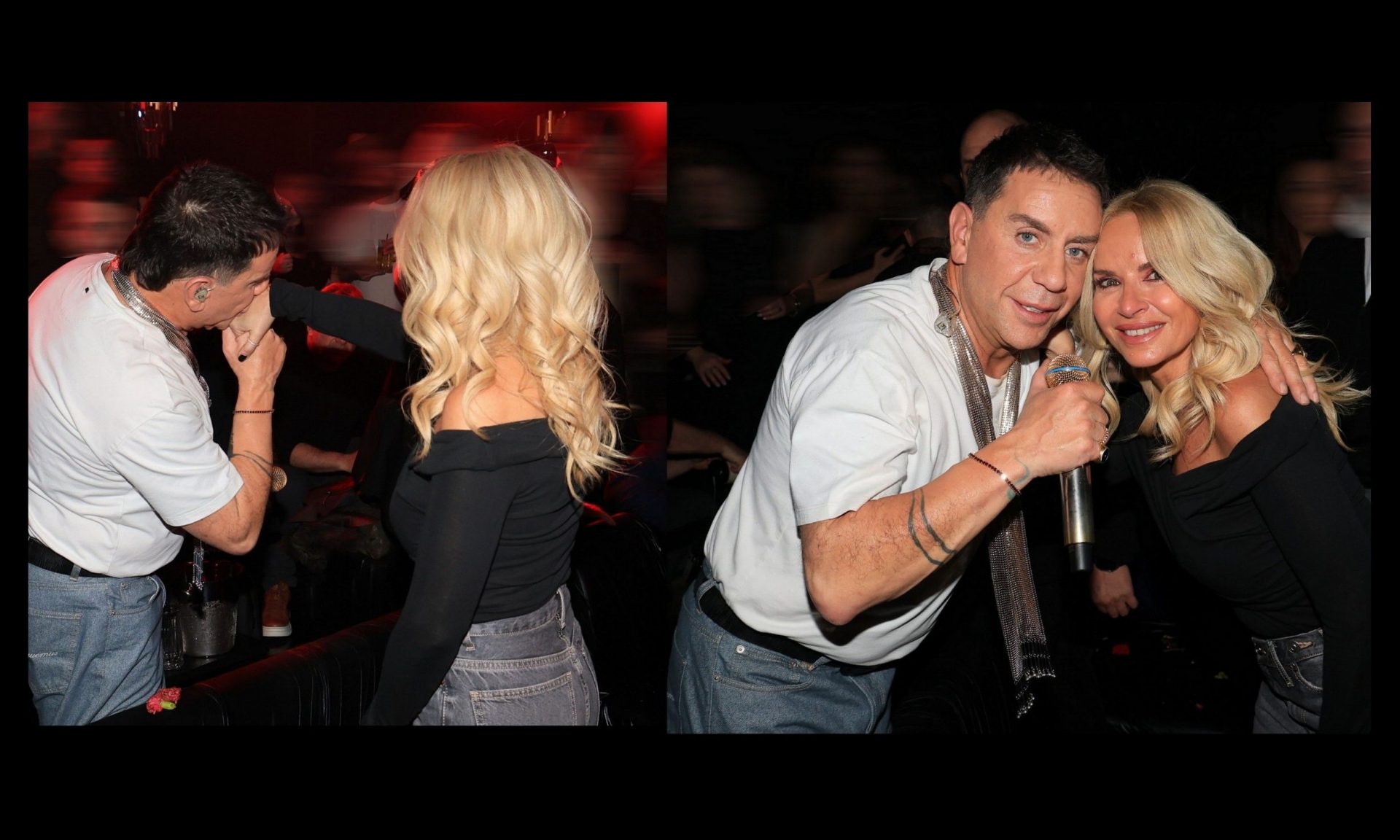 Μαρία Μπεκατώρου: Η απολαυστική βραδιά στον Μαζωνάκη, το χειροφίλημα και το casual σικ look της