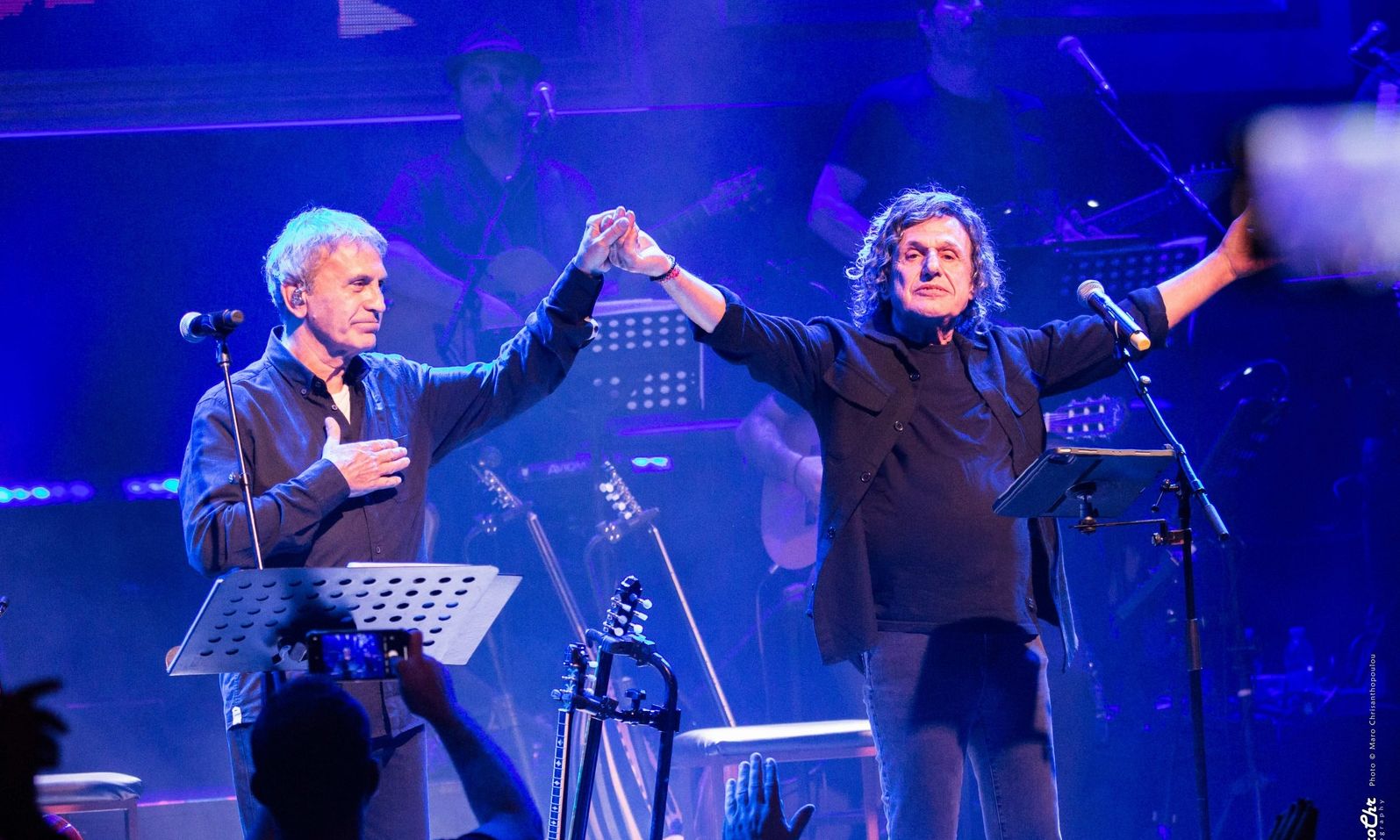 Γιώργος Νταλάρας-Βασίλης Παπακωνσταντίνου- Τελευταία παράσταση Παρασκευή 30 Ιανουαρίου