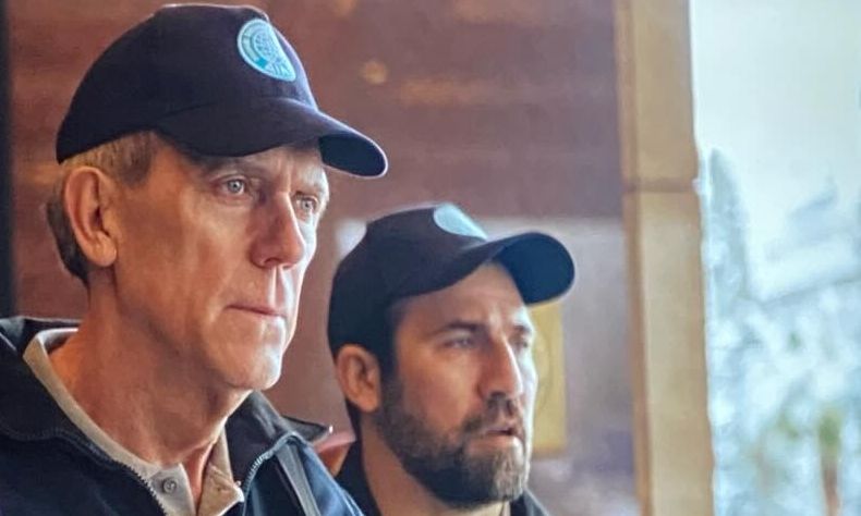 Ο Κίμων Κουρής στη νέα σεζόν του «Tehran» - Οι φωτό με τον Χιου Λόρι