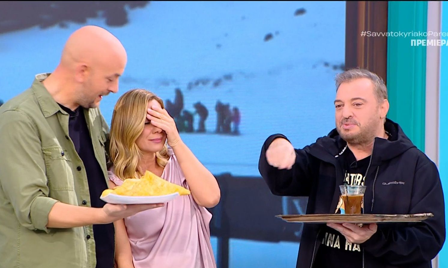 Η έκπληξη του Χρήστου Φερεντίνου στην Καραβάτου! Την άφησε με το στόμα ανοιχτό - «Θα τρελαθώ»