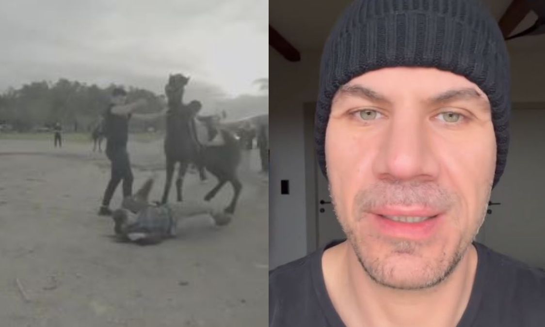 Το σοκαριστικό ατύχημα του Άκη Πετρετζίκη που καταγράφηκε στην κάμερα - Ράγισε το πλευρό του