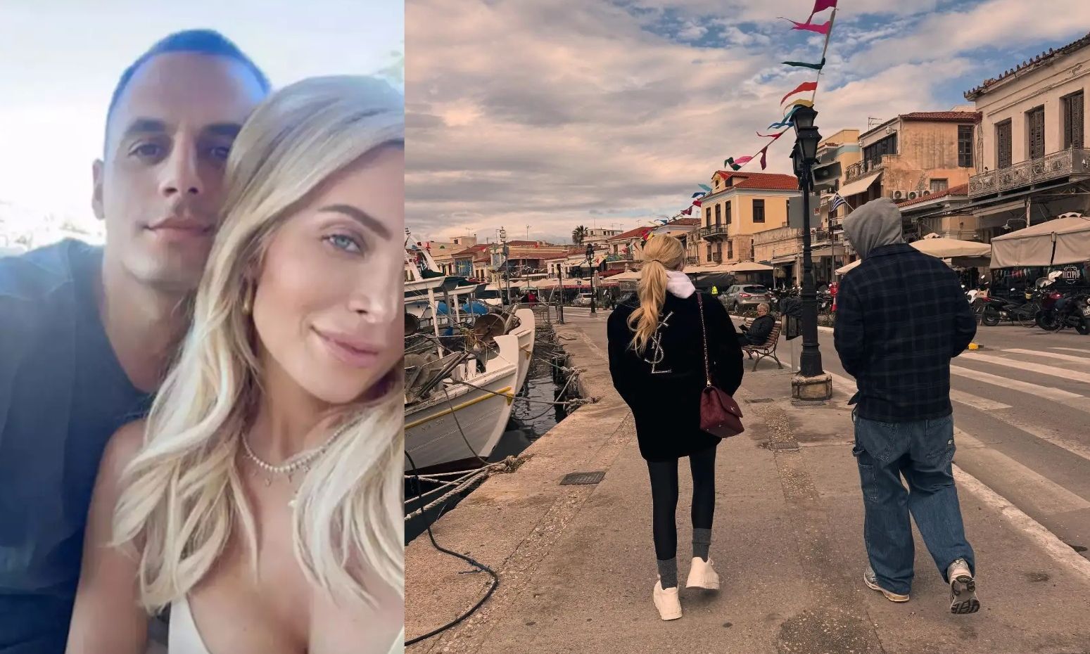 Κατερίνα Καινούργιου: Για προσκύνημα στον Άγιο Νεκτάριο στην Αίγινα μαζί με τον Παναγιώτη Κουτσουμπή