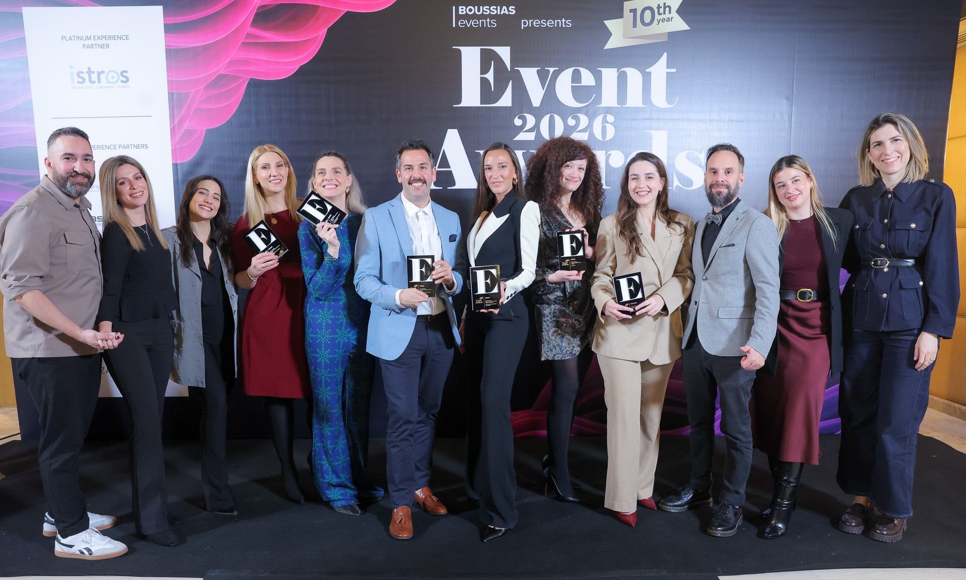 Ο Μάκης στο βάθρο των μεγάλων νικητών των Event Awards