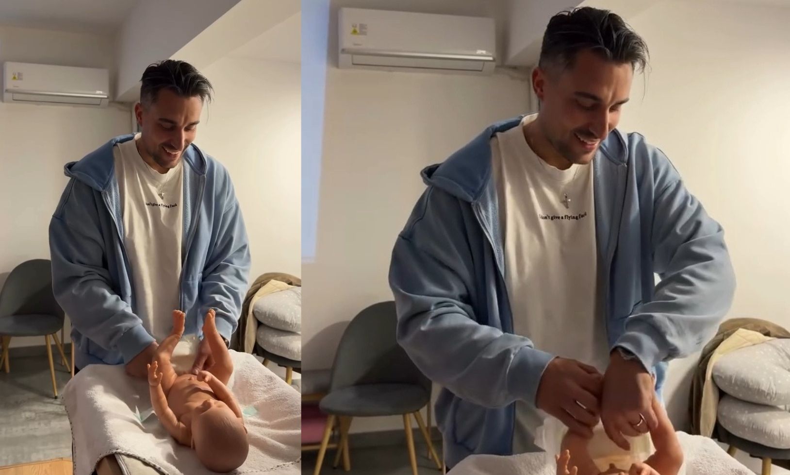 Σάκης Κατσούλης: Άρχισε μαθήματα περιποίησης μωρού λίγο πριν γίνει πατέρας